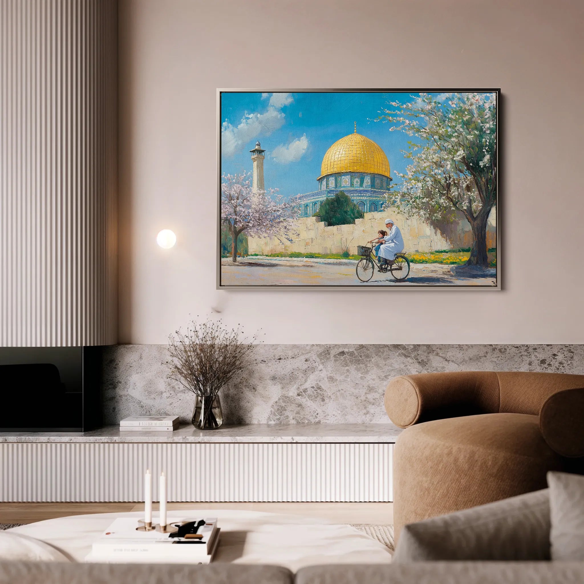 Palestine 020 Canvas Art 60 x 40 cm / Black