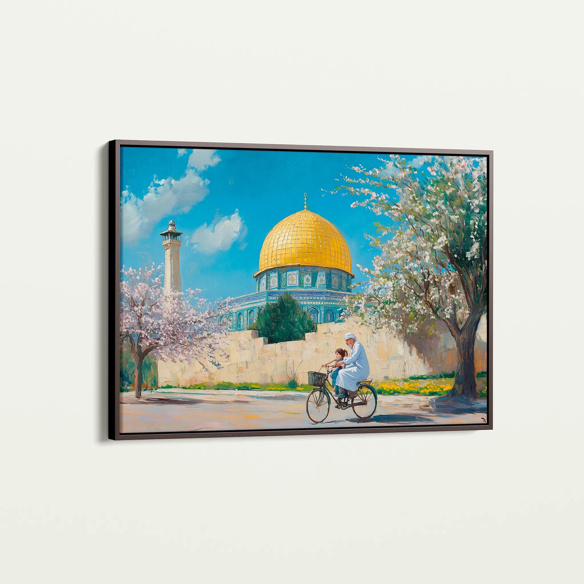 Palestine 020 Canvas Art 60 x 40 cm / Black