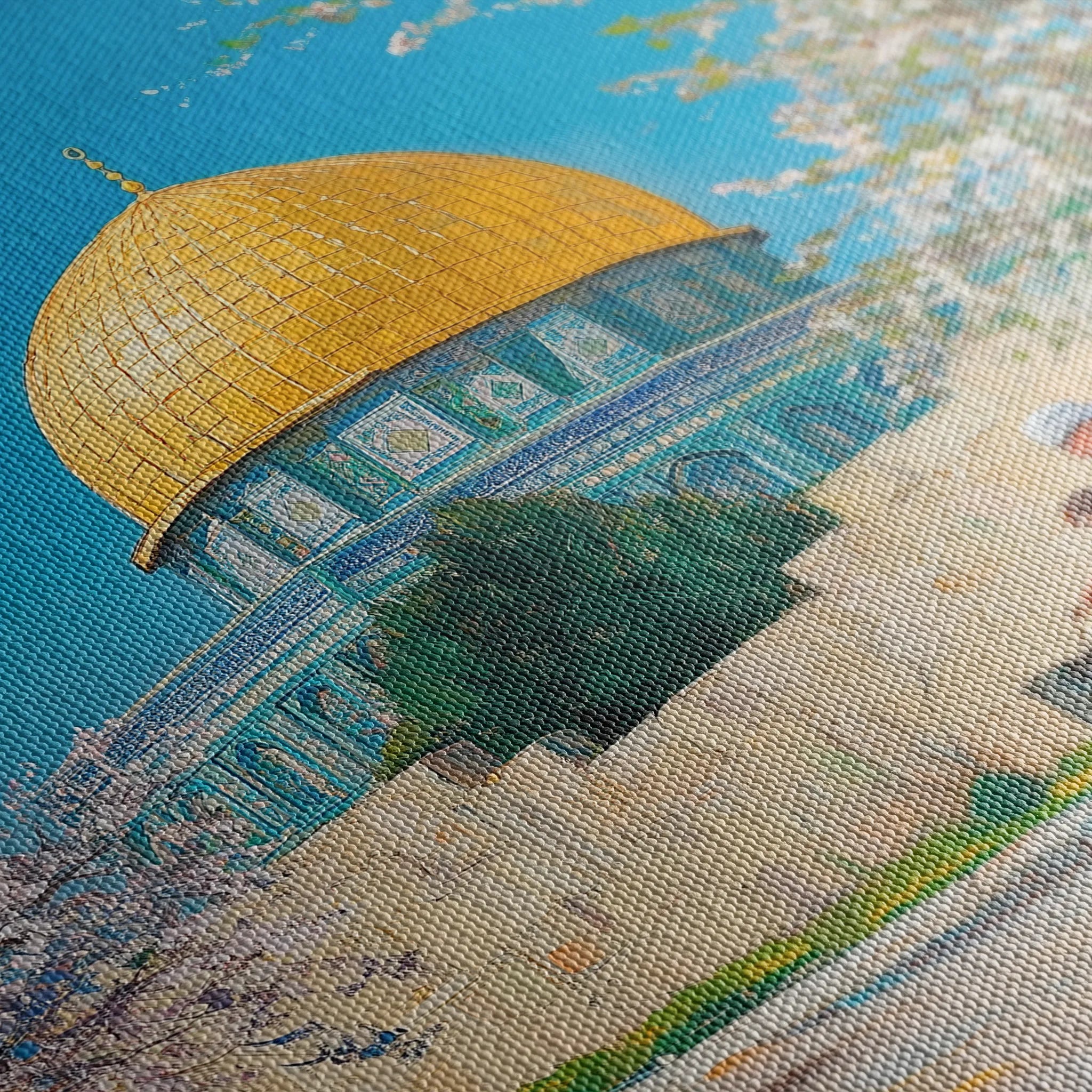 Palestine 020 Canvas Art 60 x 40 cm / Black