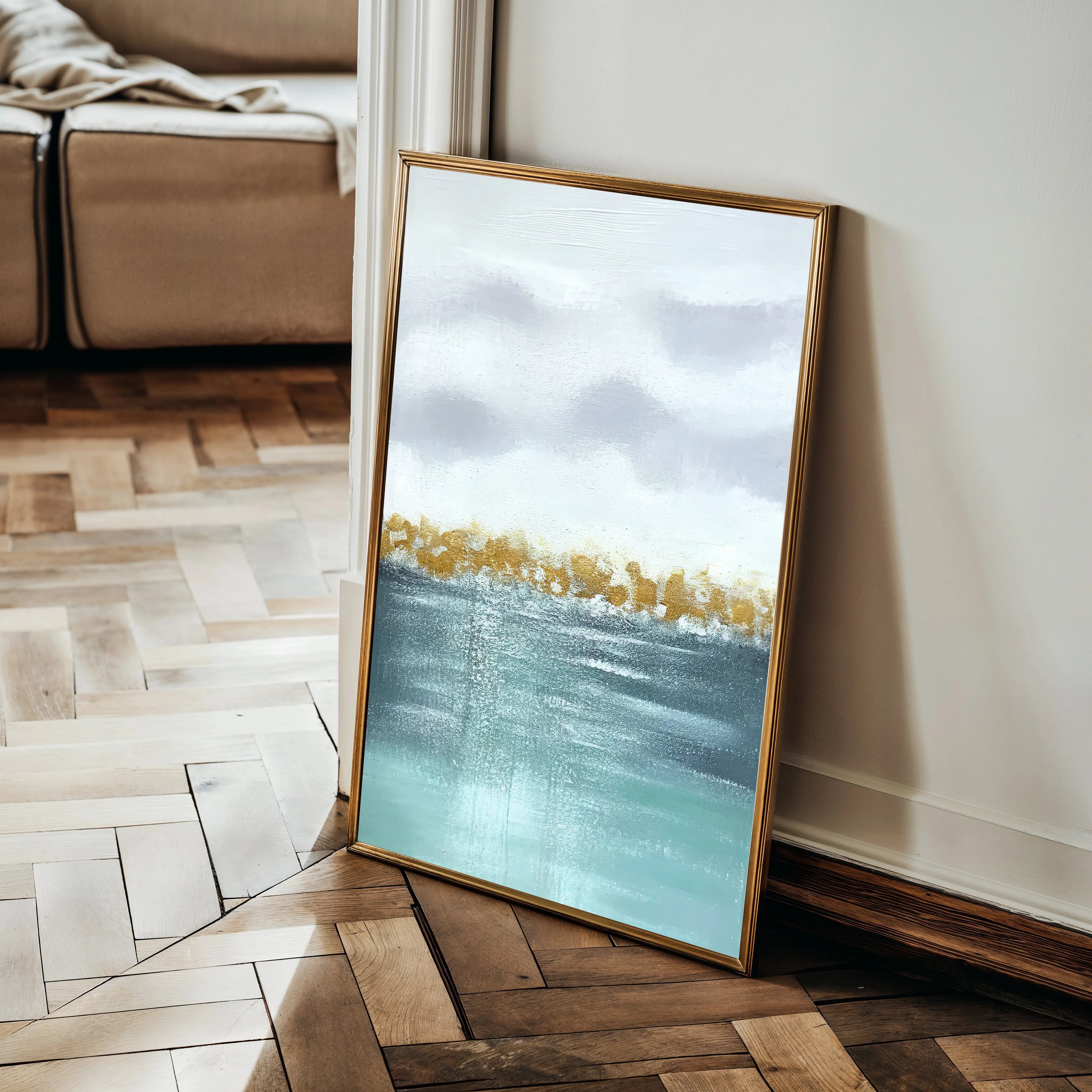 Abstract 021 Canvas Art 60 x 40 cm / Black