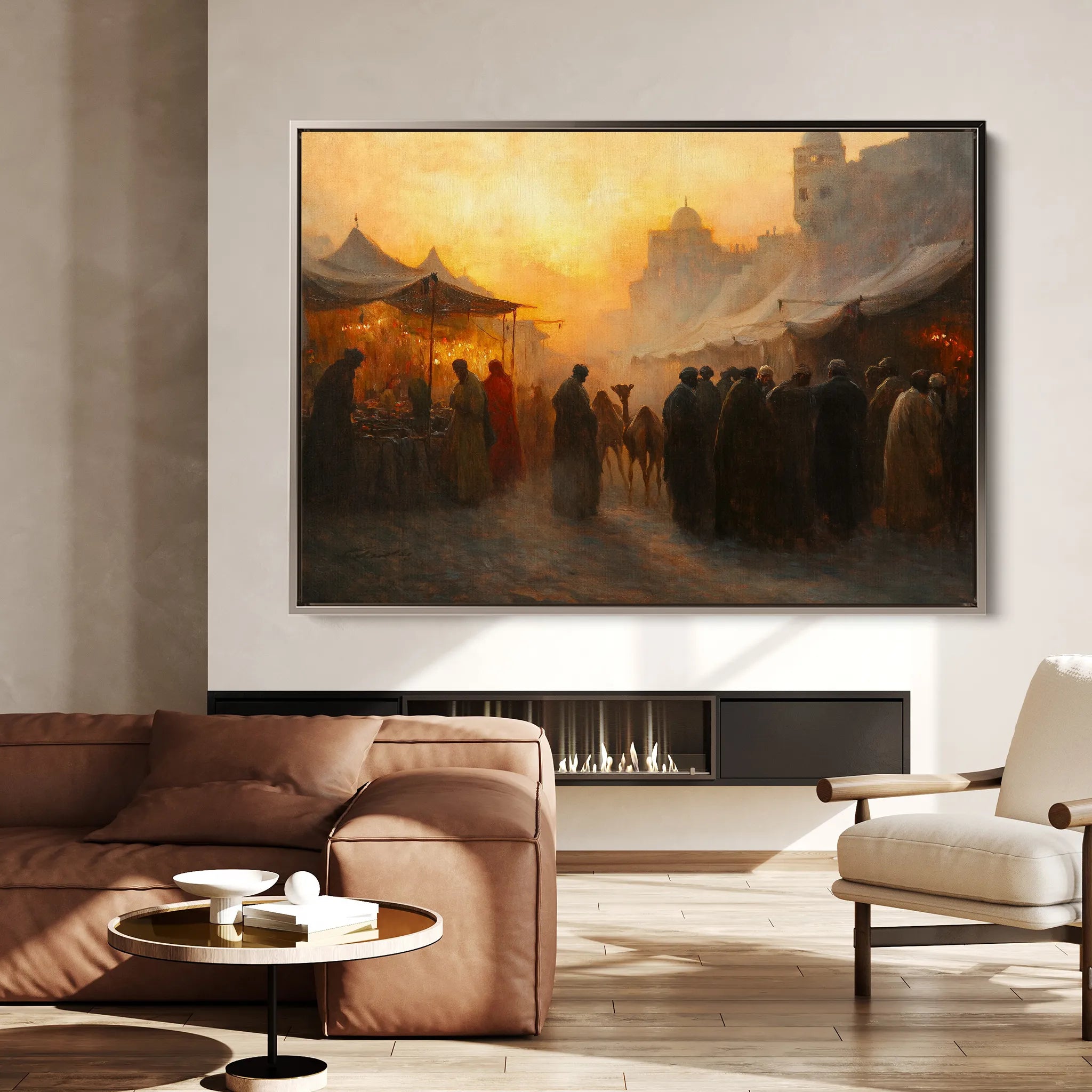 Orientalist 021 Canvas Art 60 x 40 cm / Black