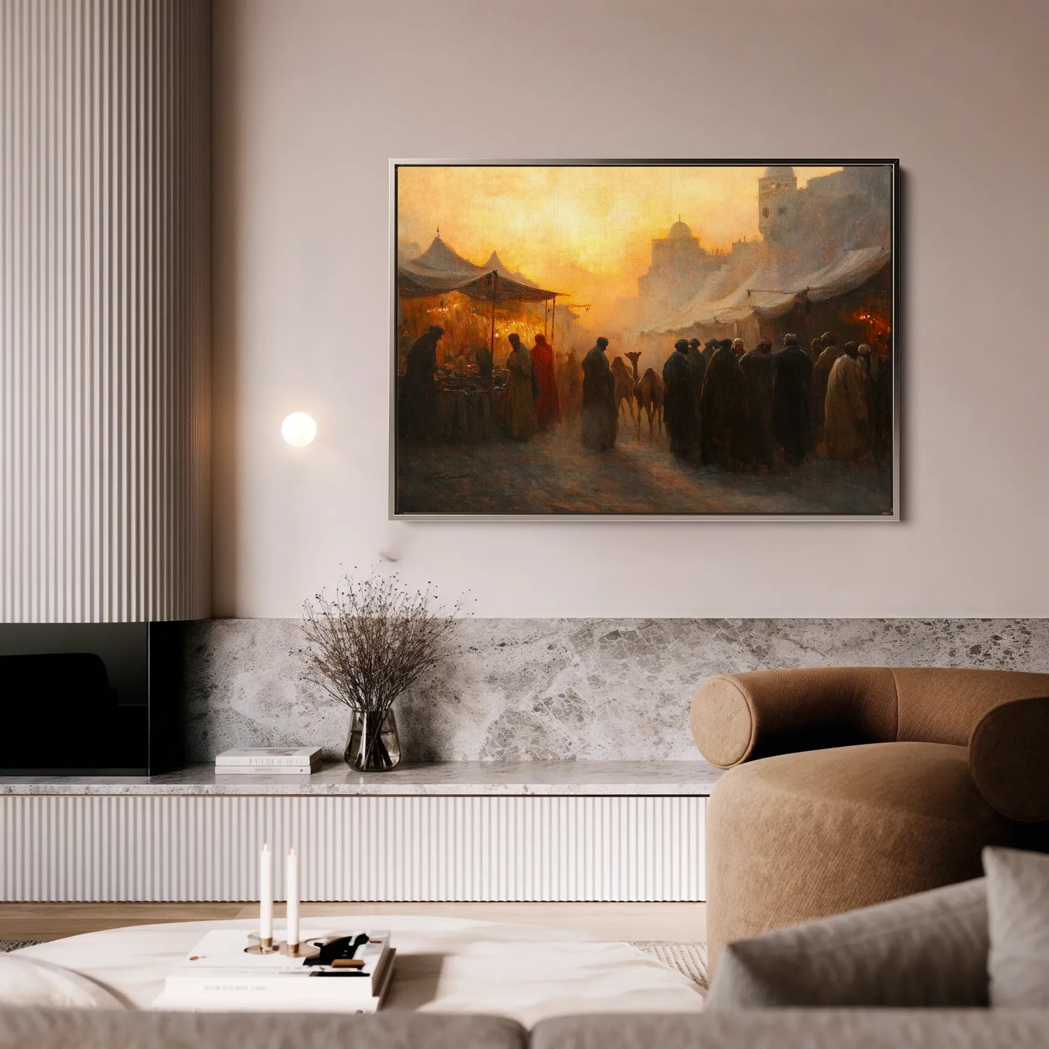 Orientalist 021 Canvas Art 60 x 40 cm / Black