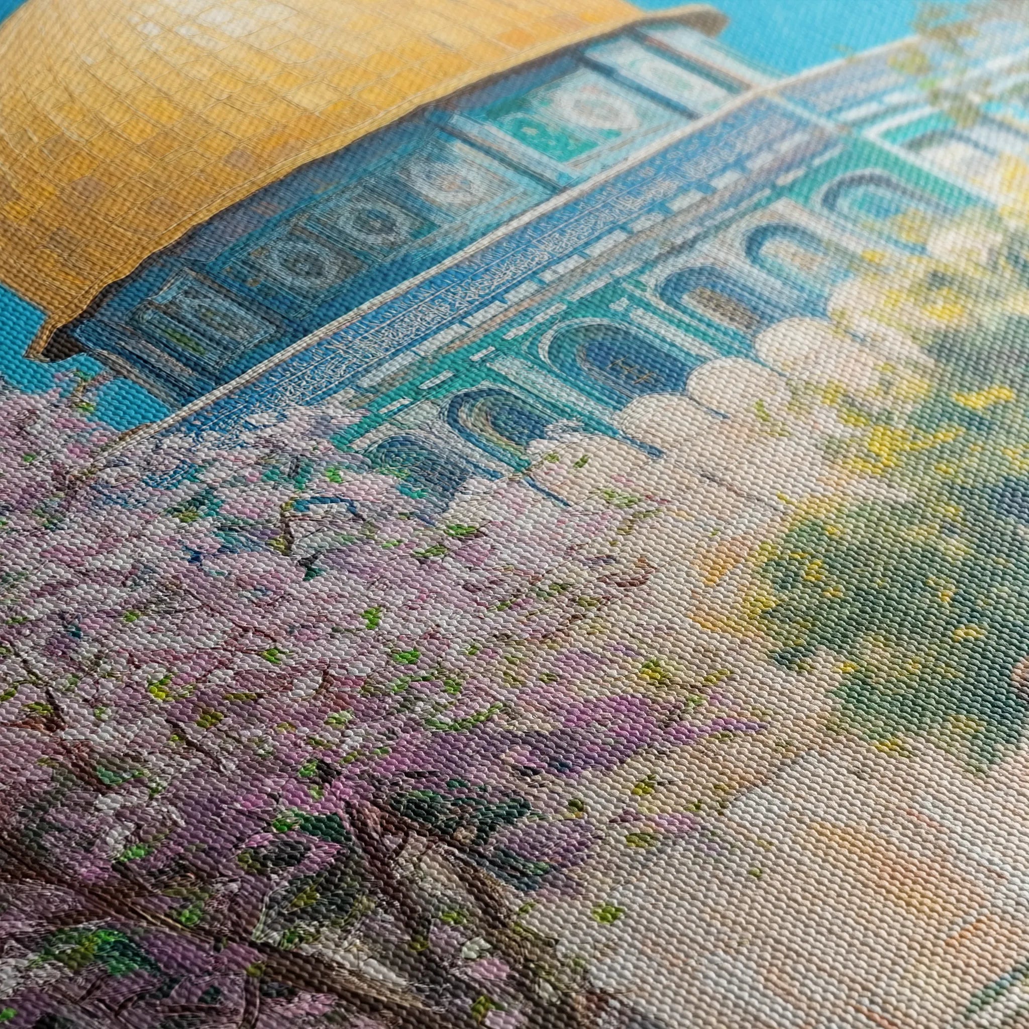 Palestine 021 Canvas Art 60 x 40 cm / Black