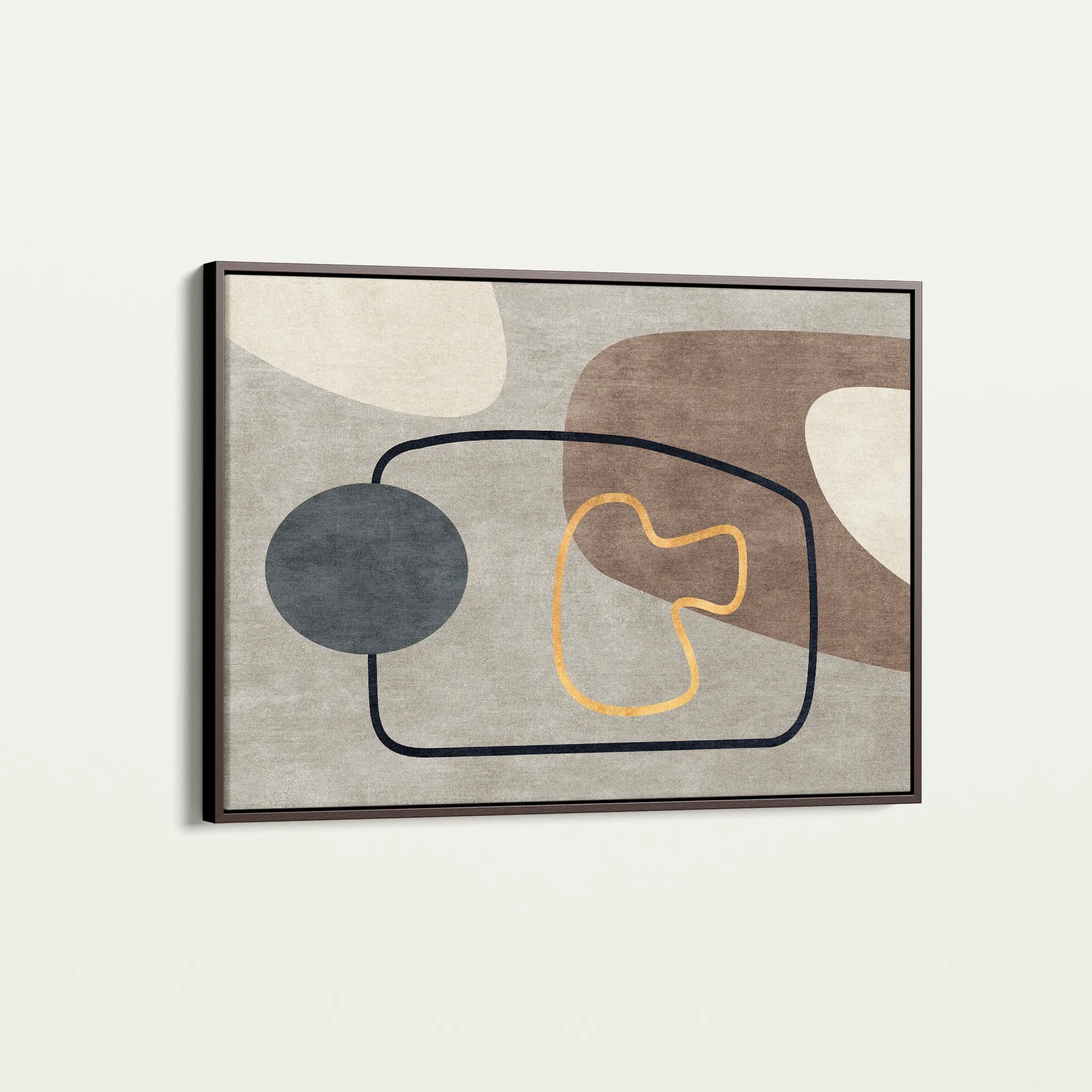 Boho 022 Canvas Art 60 x 40 cm / Black