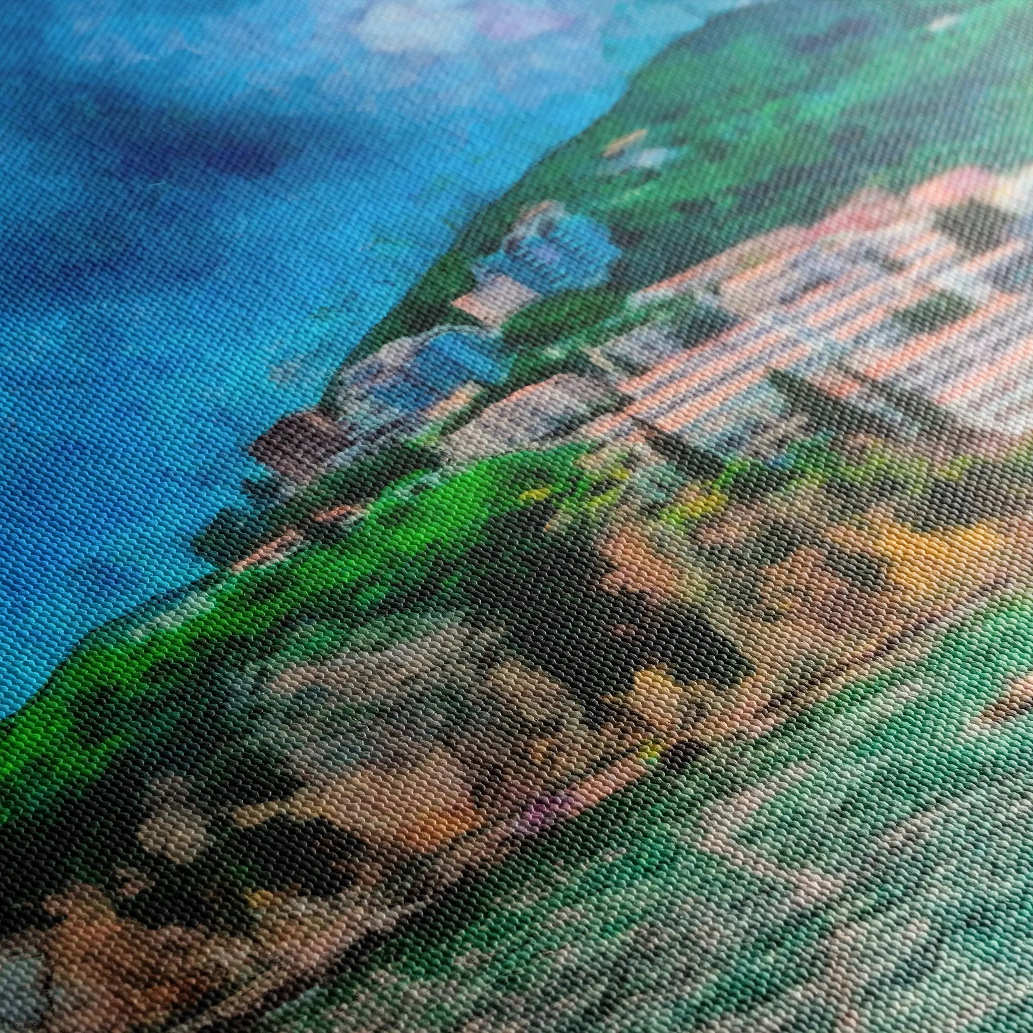Landscape 022 Canvas Art 60 x 40 cm / Black