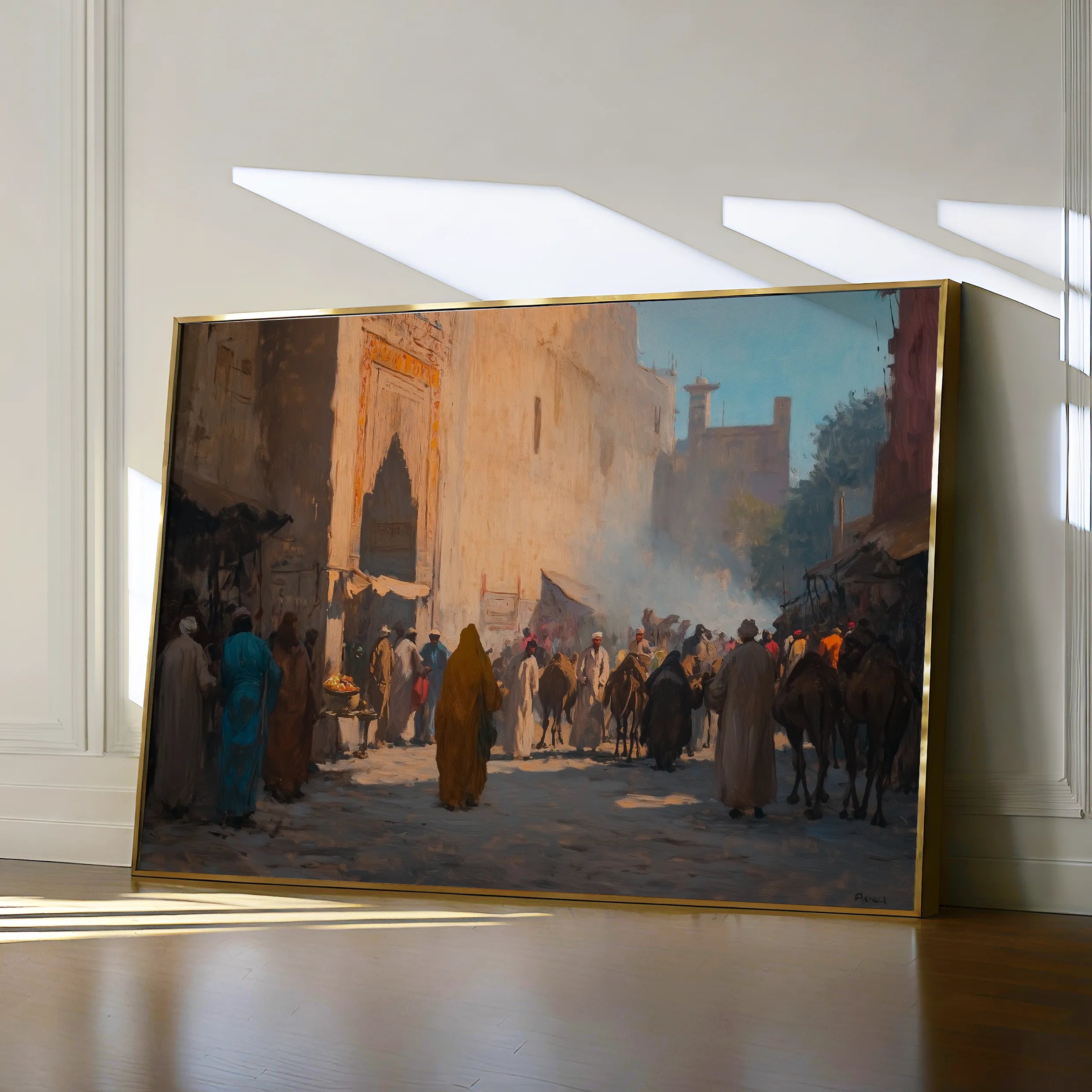 Orientalist 022 Canvas Art 60 x 40 cm / Black