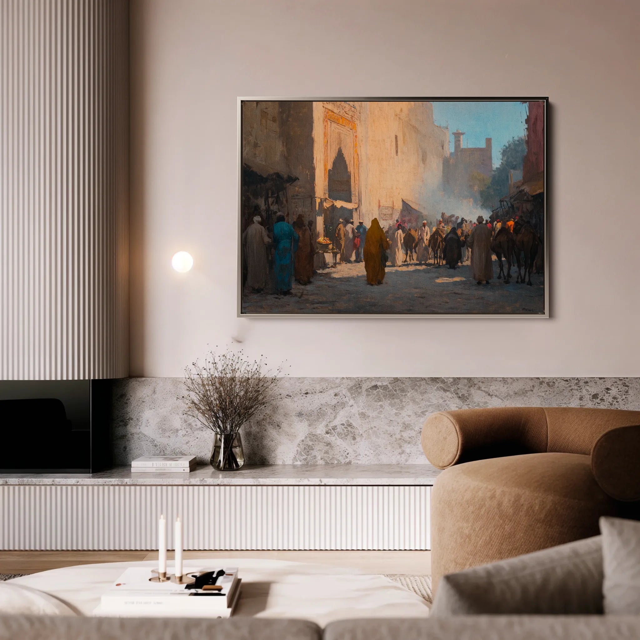 Orientalist 022 Canvas Art 60 x 40 cm / Black