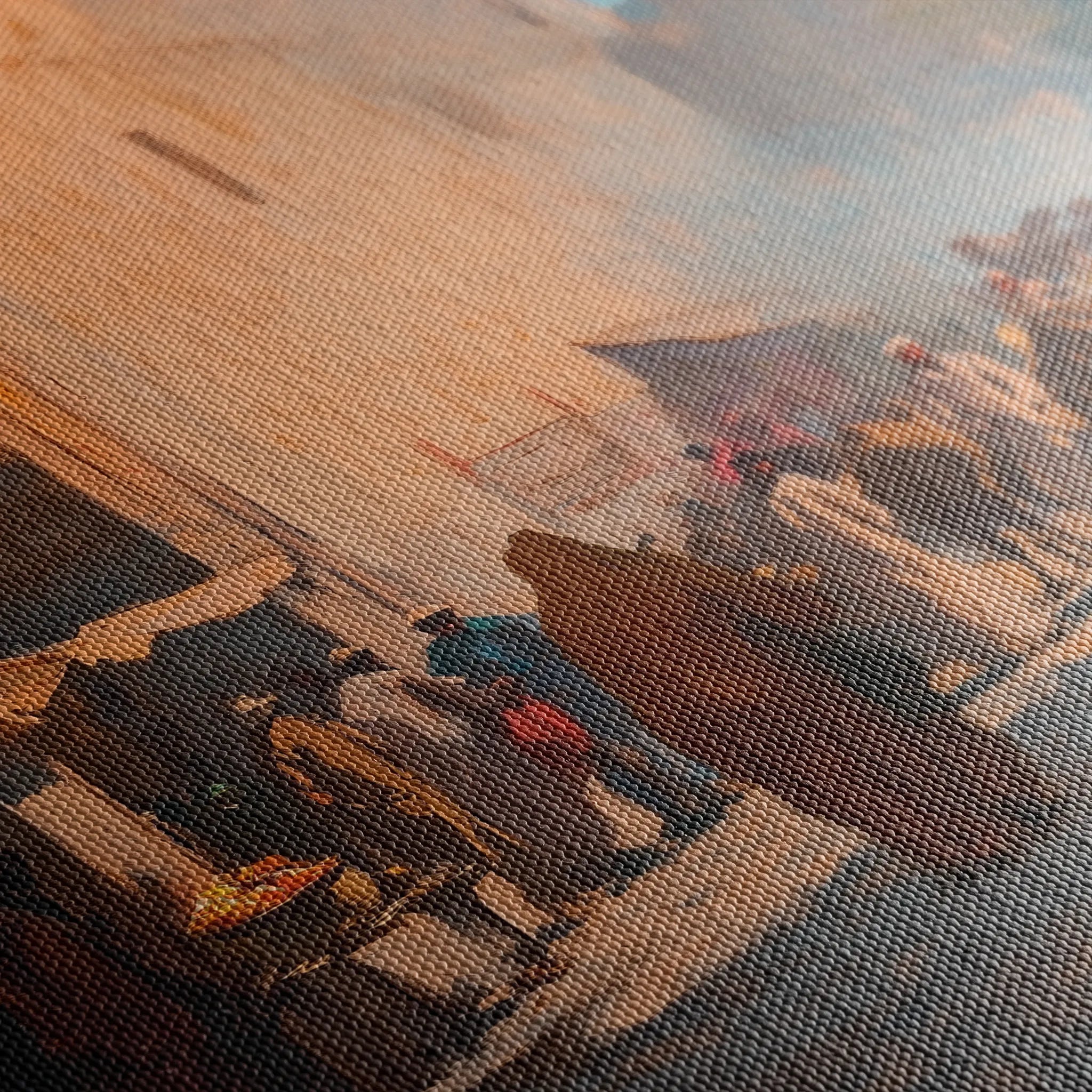 Orientalist 022 Canvas Art 60 x 40 cm / Black