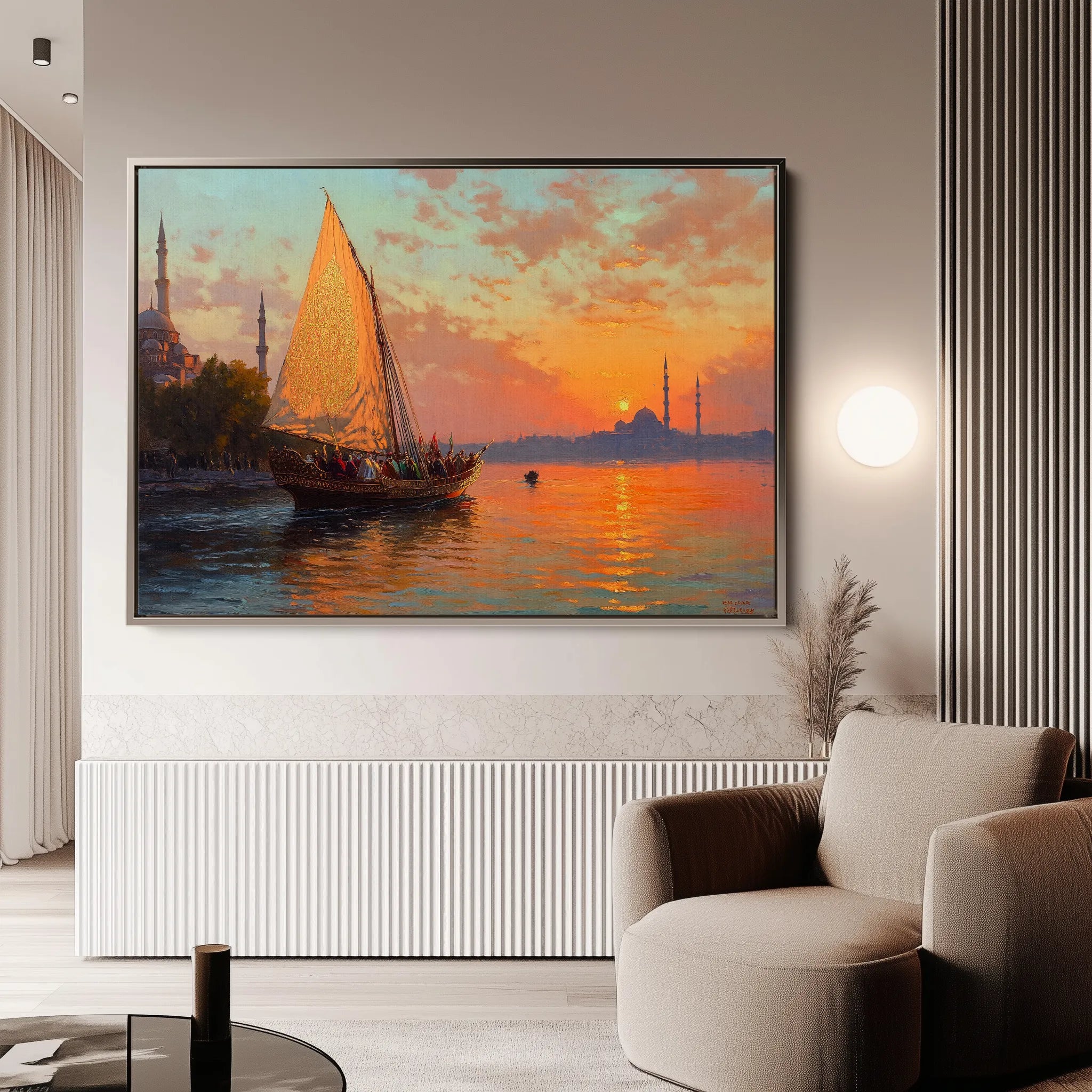 Orientalist 023 Canvas Art 60 x 40 cm / Black
