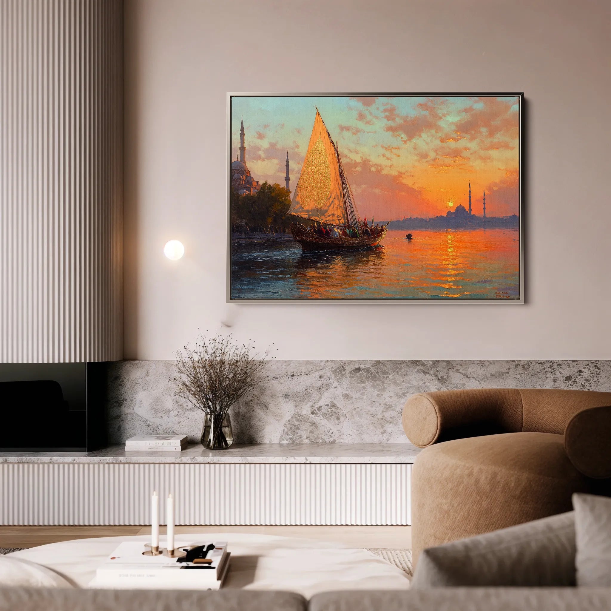 Orientalist 023 Canvas Art 60 x 40 cm / Black
