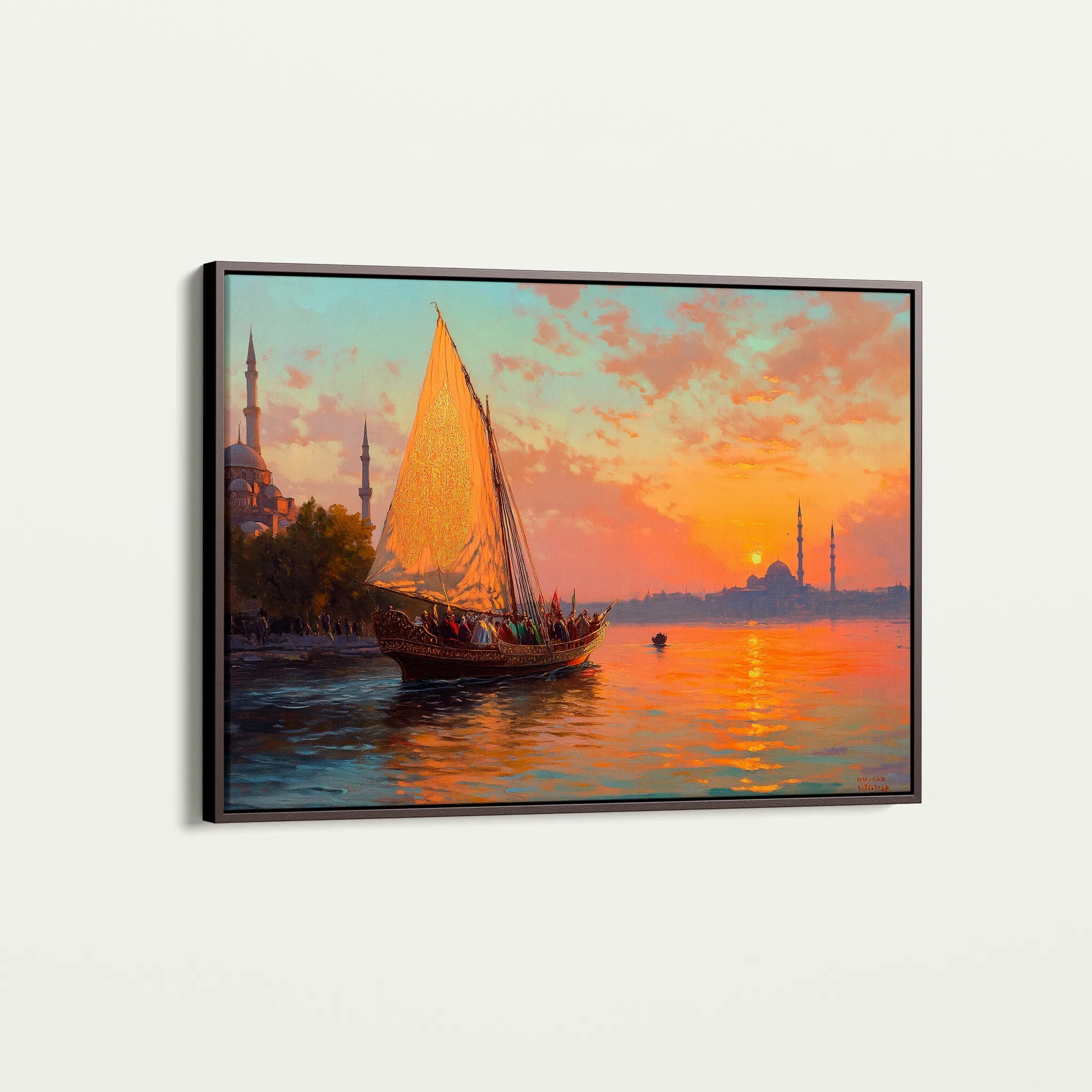 Orientalist 023 Canvas Art 60 x 40 cm / Black