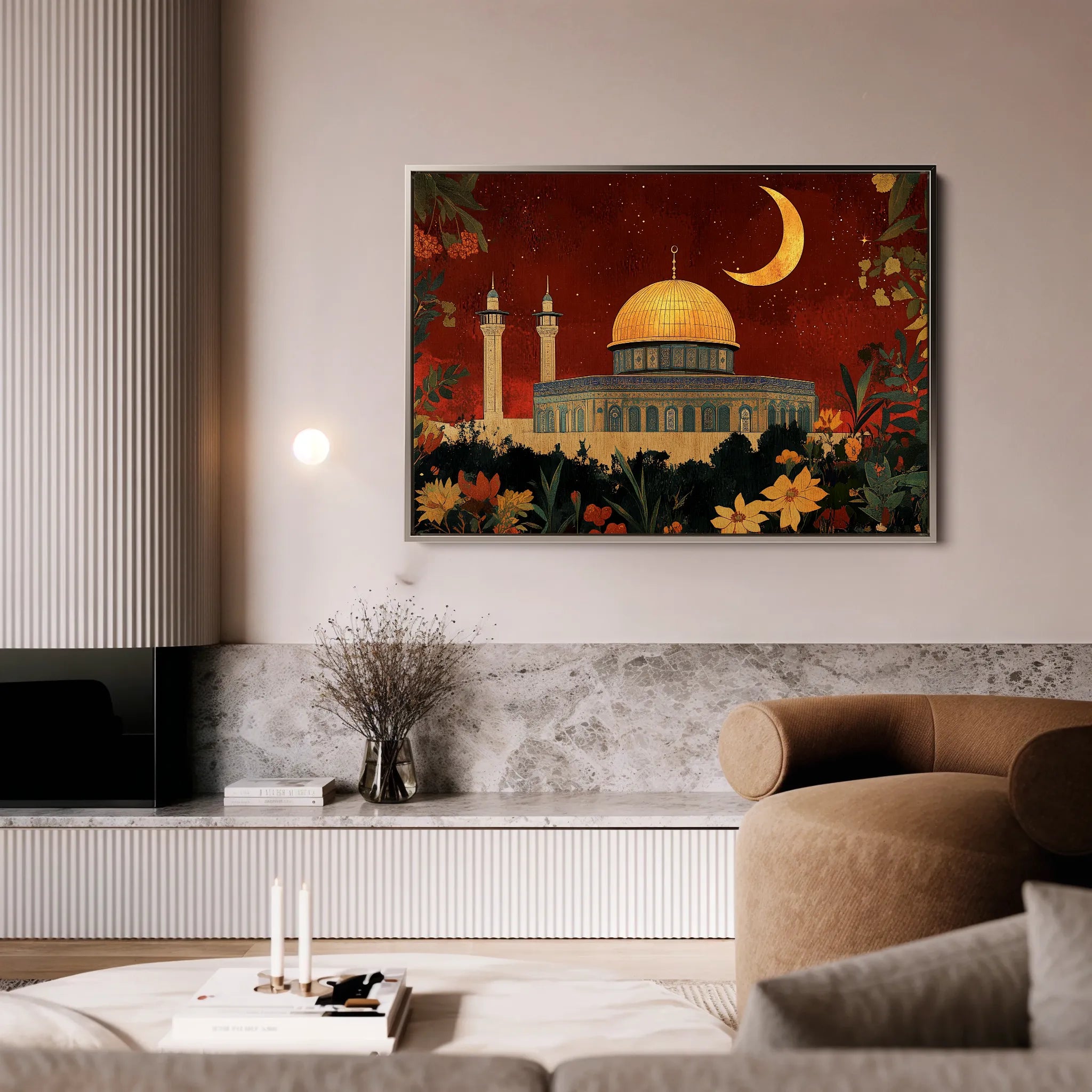 Palestine 023 Canvas Art 60 x 40 cm / Black