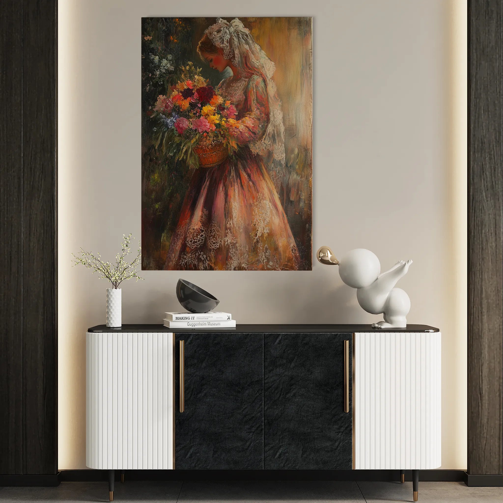 Classic 024 Canvas Art 60 x 40 cm / Black