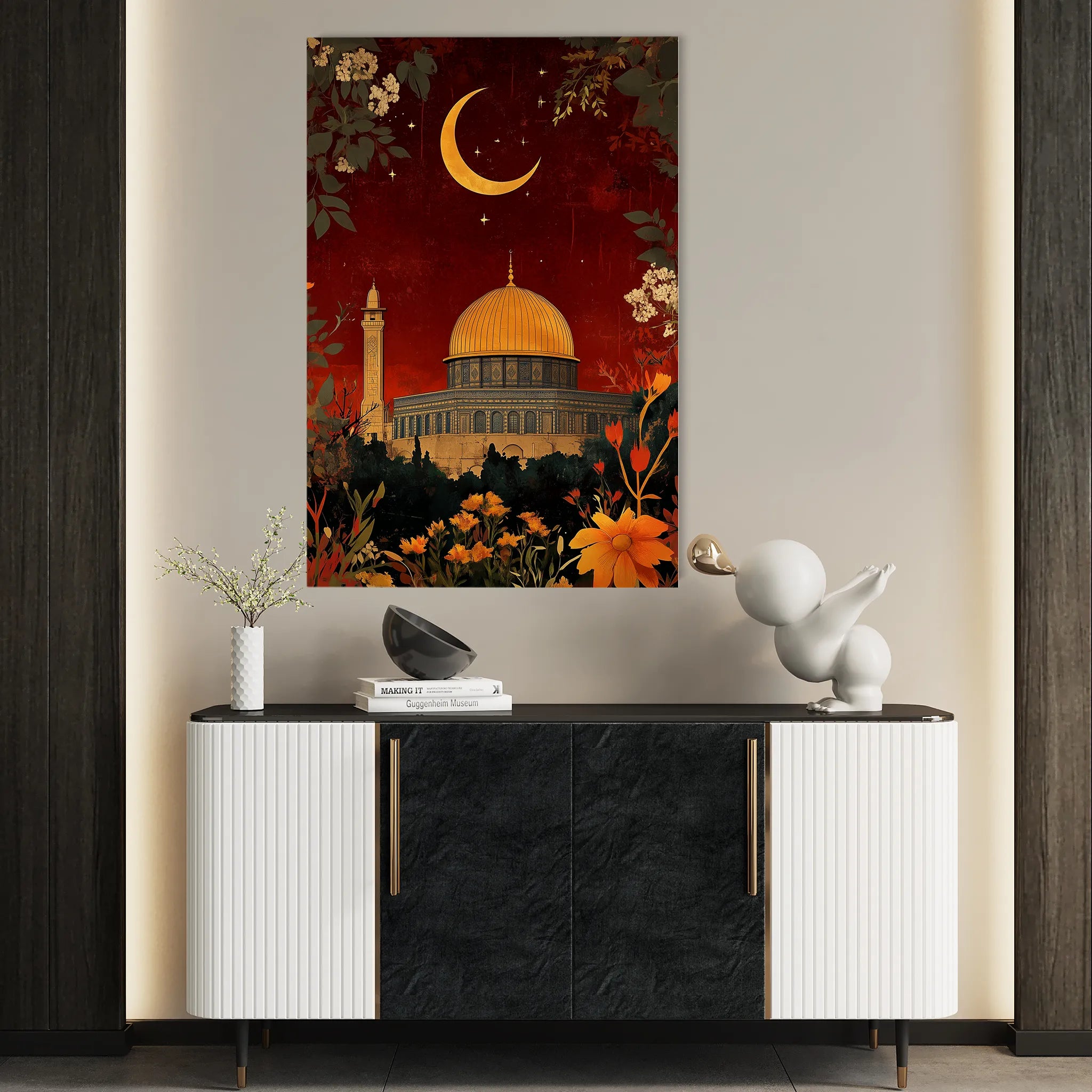 Palestine 024 Canvas Art 60 x 40 cm / Black