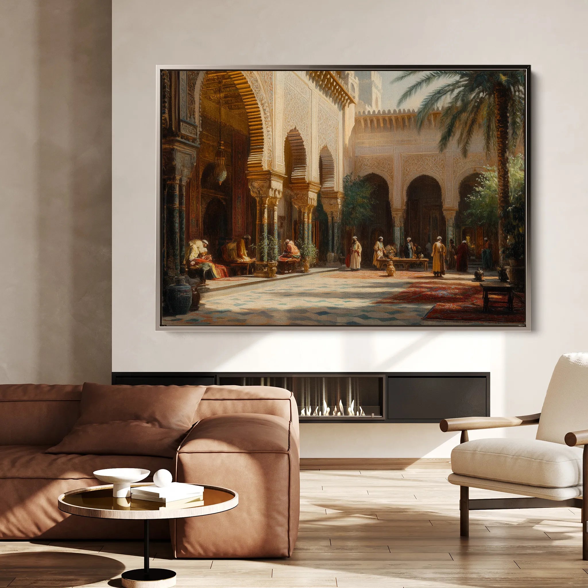 Orientalist 025 Canvas Art 60 x 40 cm / Black