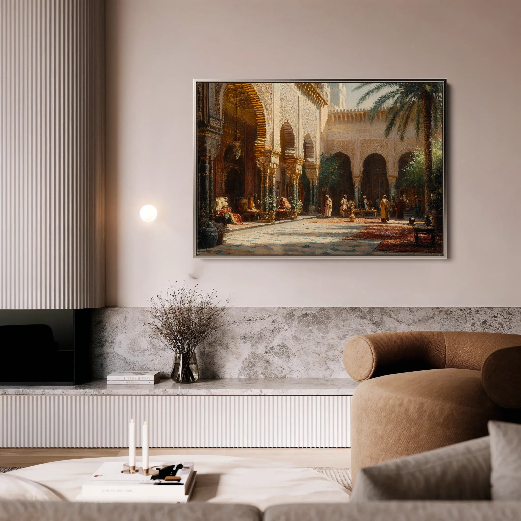 Orientalist 025 Canvas Art 60 x 40 cm / Black