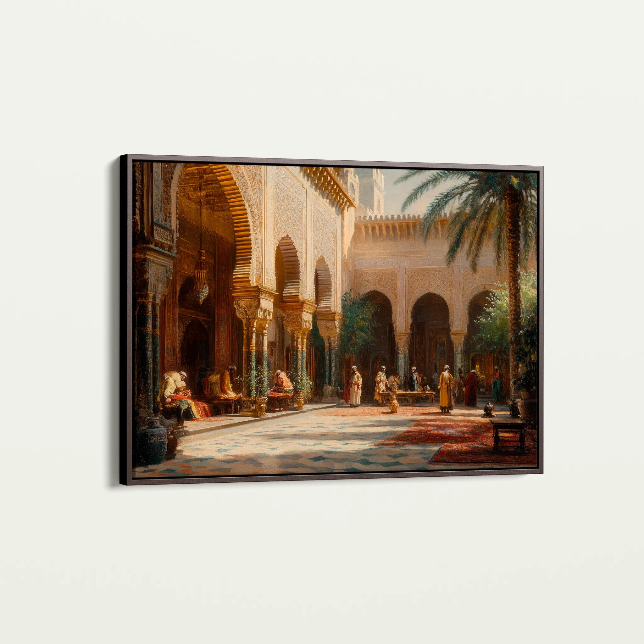 Orientalist 025 Canvas Art 60 x 40 cm / Black