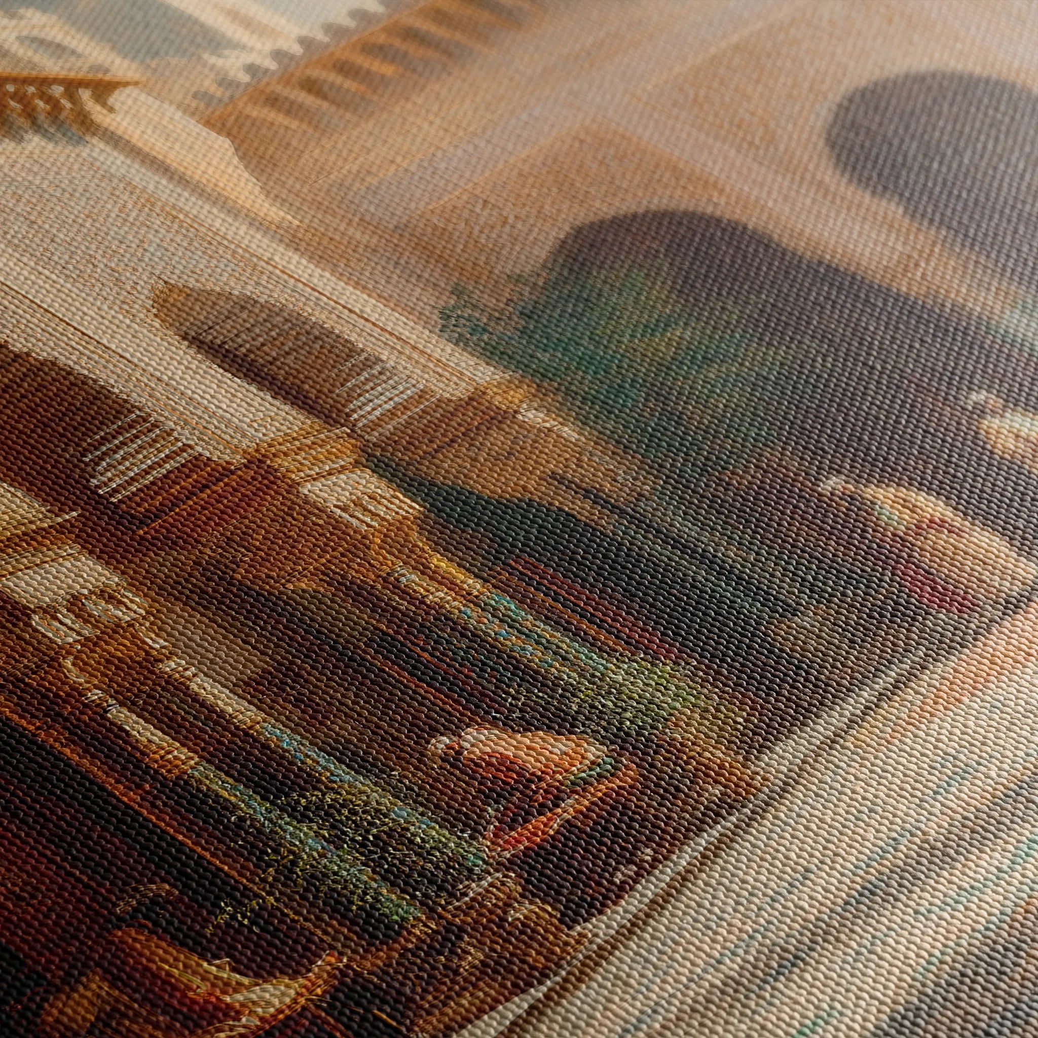 Orientalist 025 Canvas Art 60 x 40 cm / Black