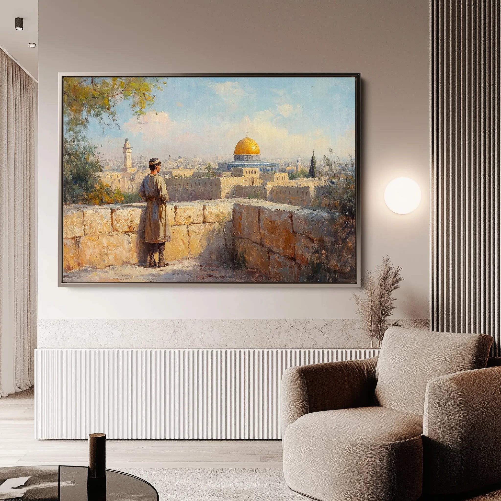 Palestine 025 Canvas Art 60 x 40 cm / Black