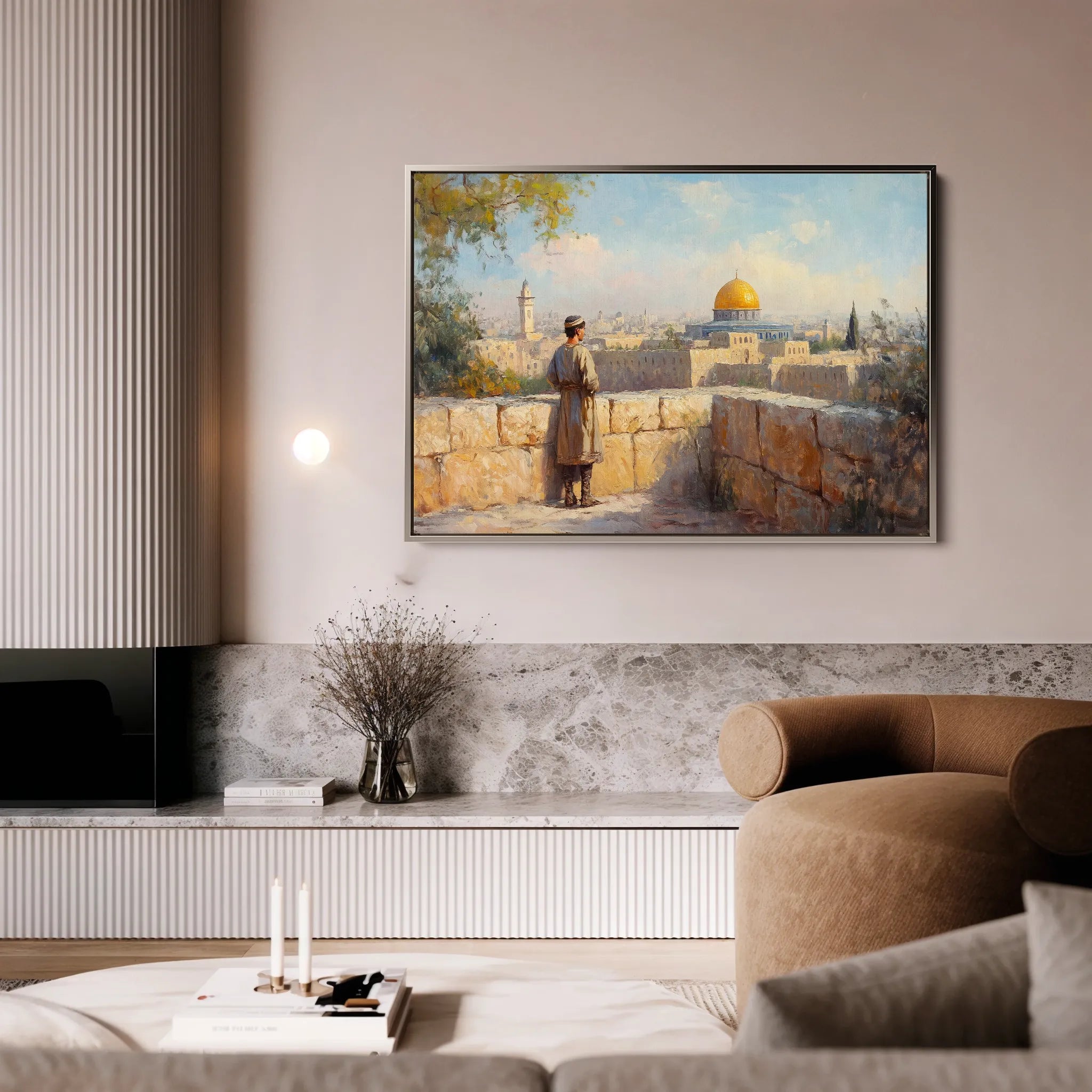 Palestine 025 Canvas Art 60 x 40 cm / Black