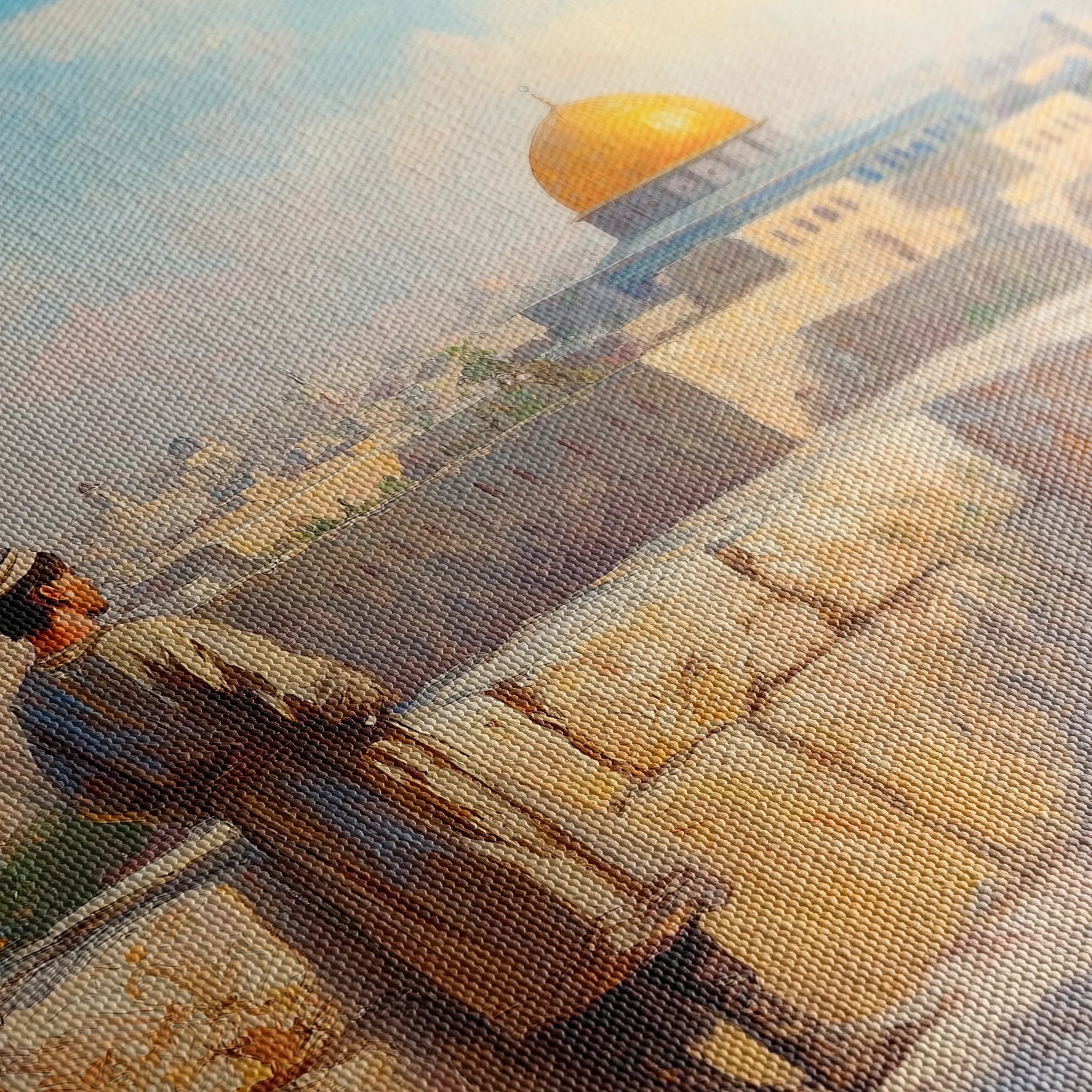 Palestine 025 Canvas Art 60 x 40 cm / Black