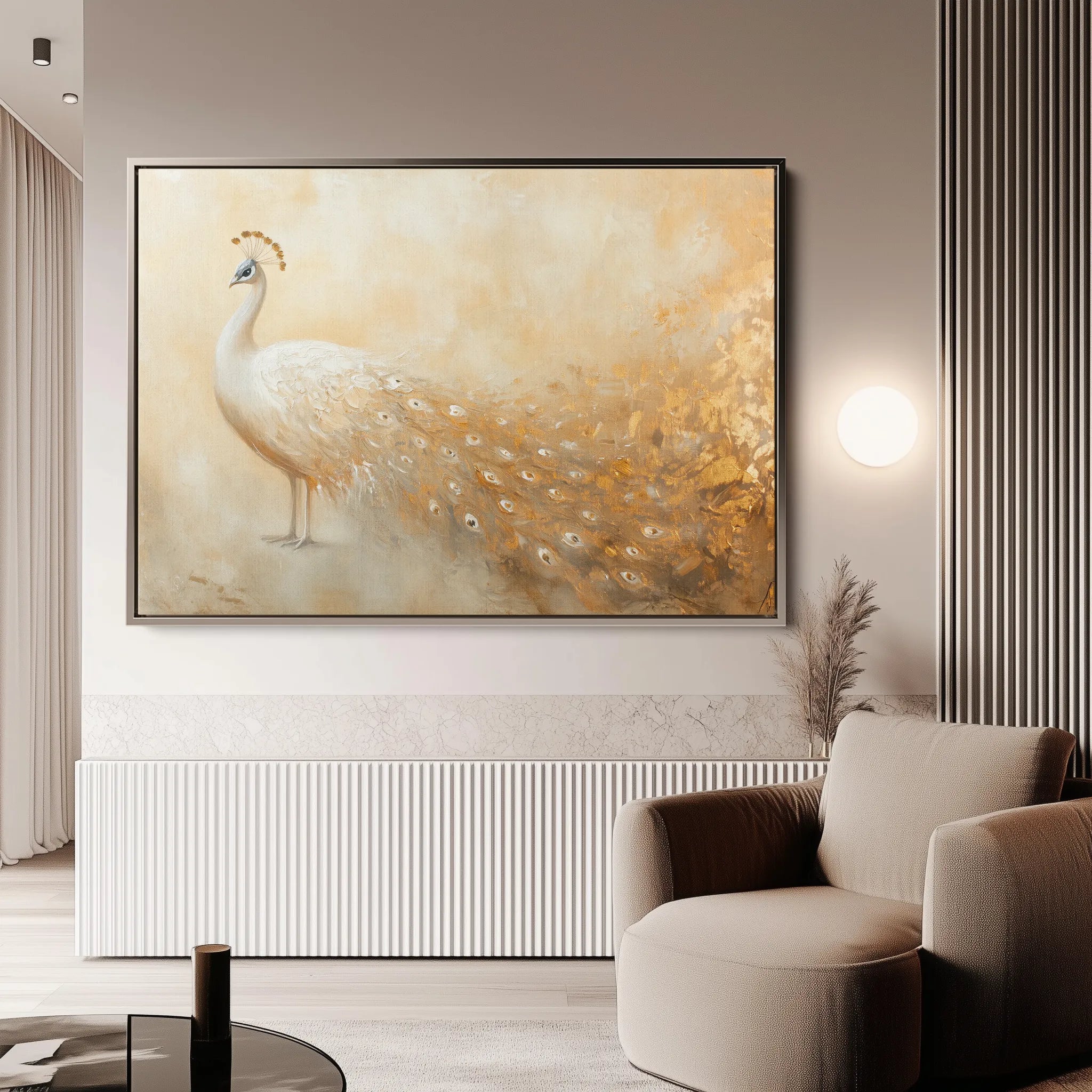 Animals 026 Canvas Art 60 x 40 cm / Black