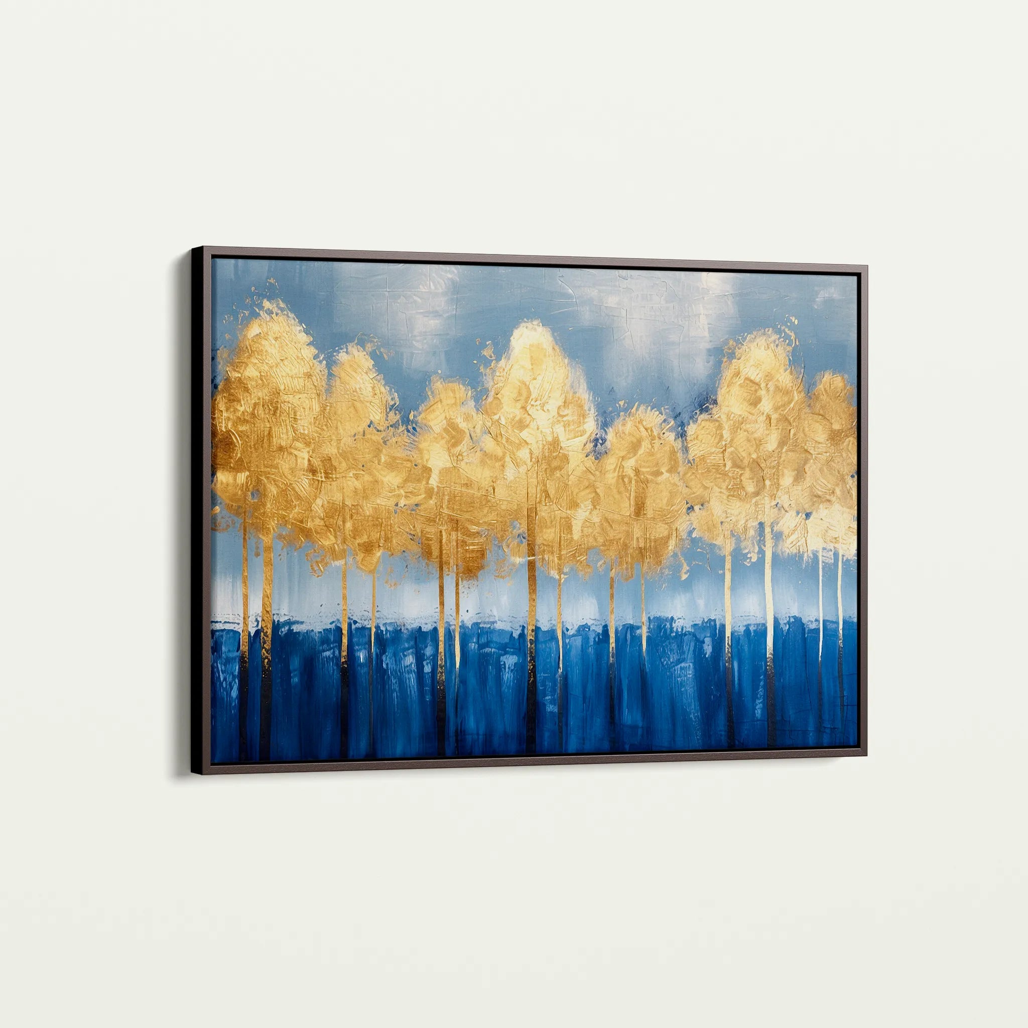 Floral 026 Canvas Art 60 x 40 cm / Black