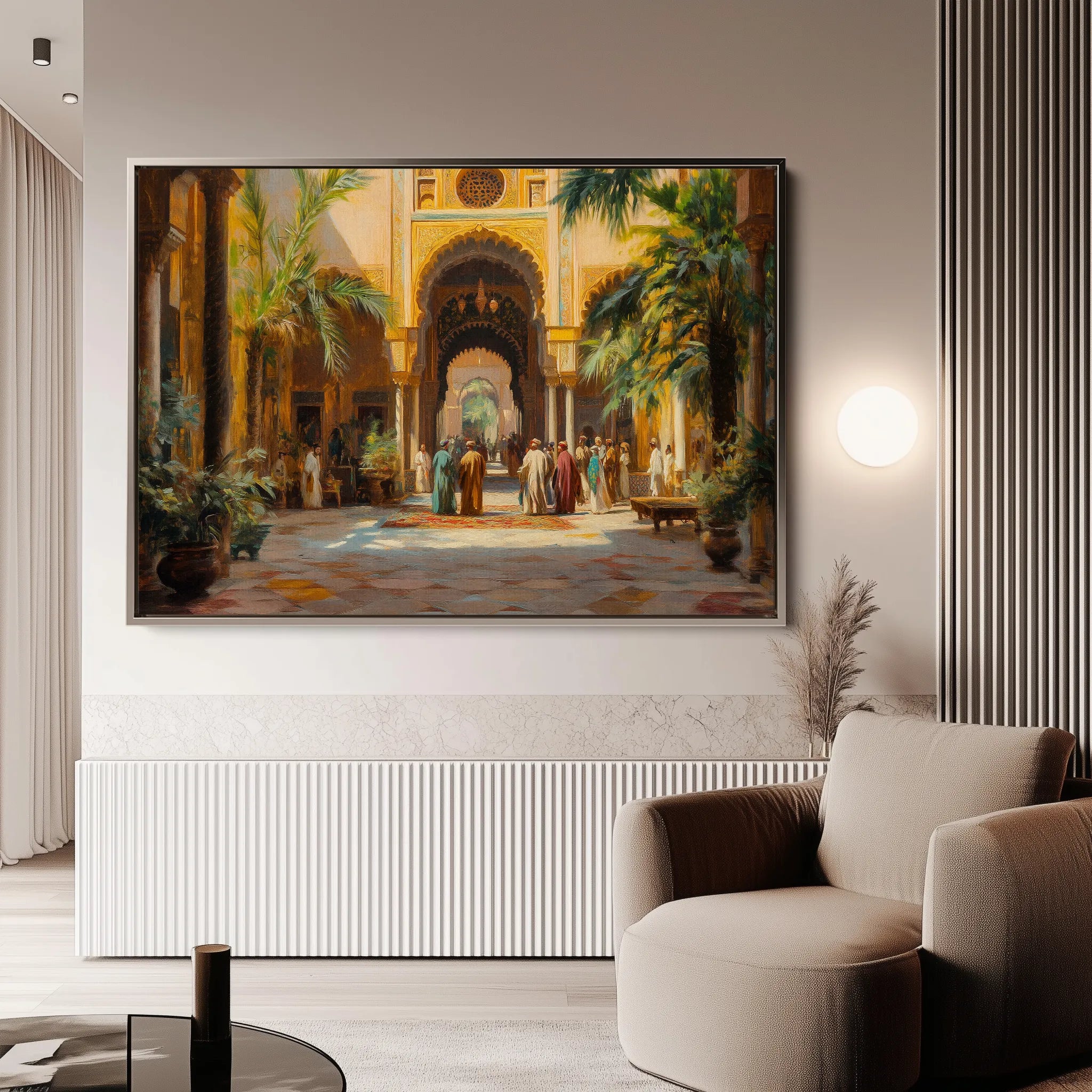Orientalist 026 Canvas Art 60 x 40 cm / Black