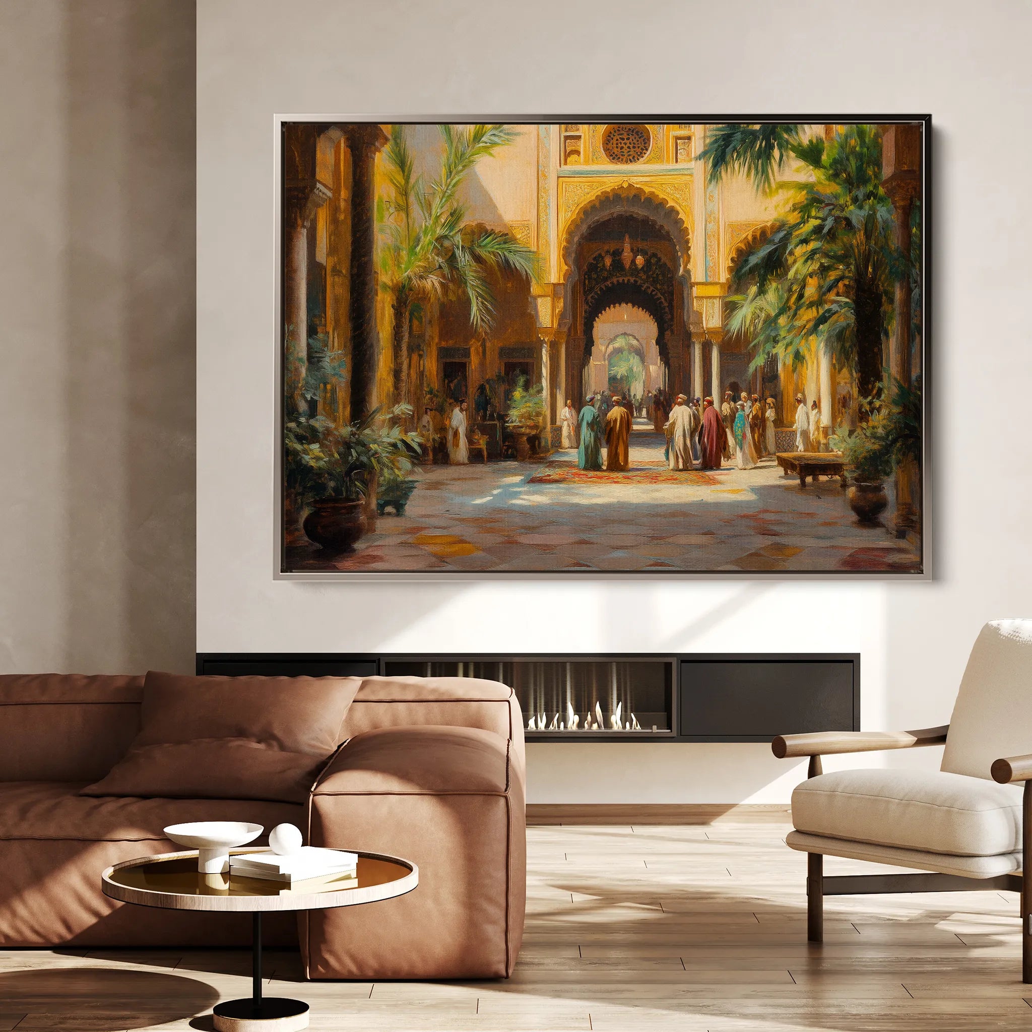 Orientalist 026 Canvas Art 60 x 40 cm / Black