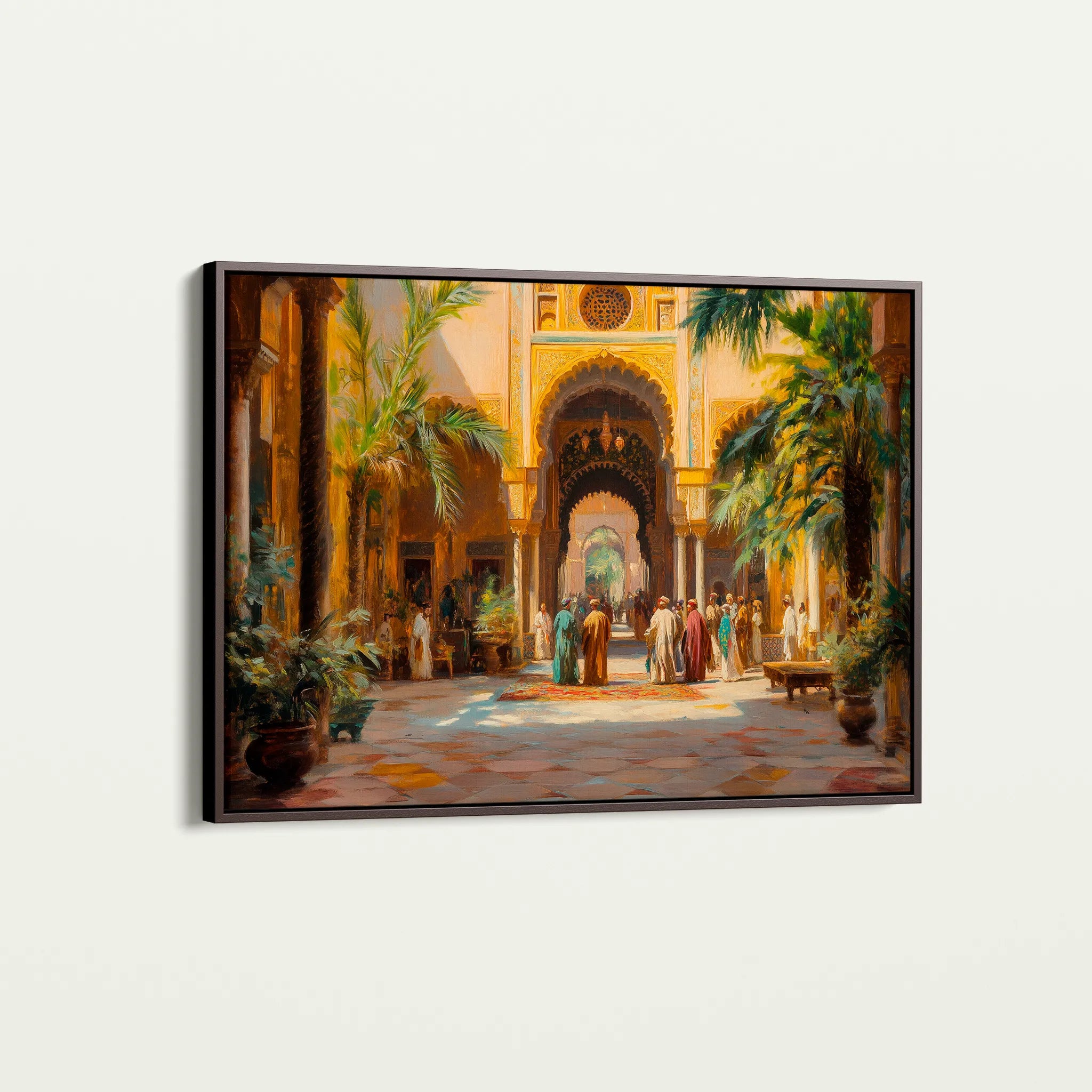 Orientalist 026 Canvas Art 60 x 40 cm / Black
