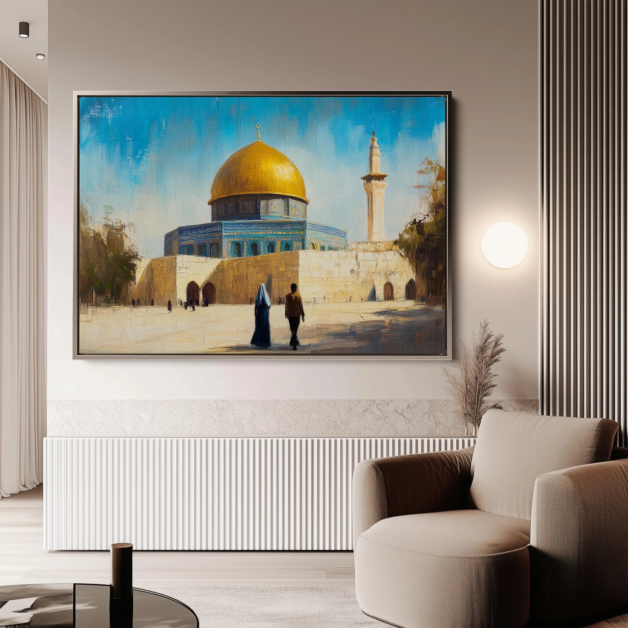 Palestine 026 Canvas Art 60 x 40 cm / Black