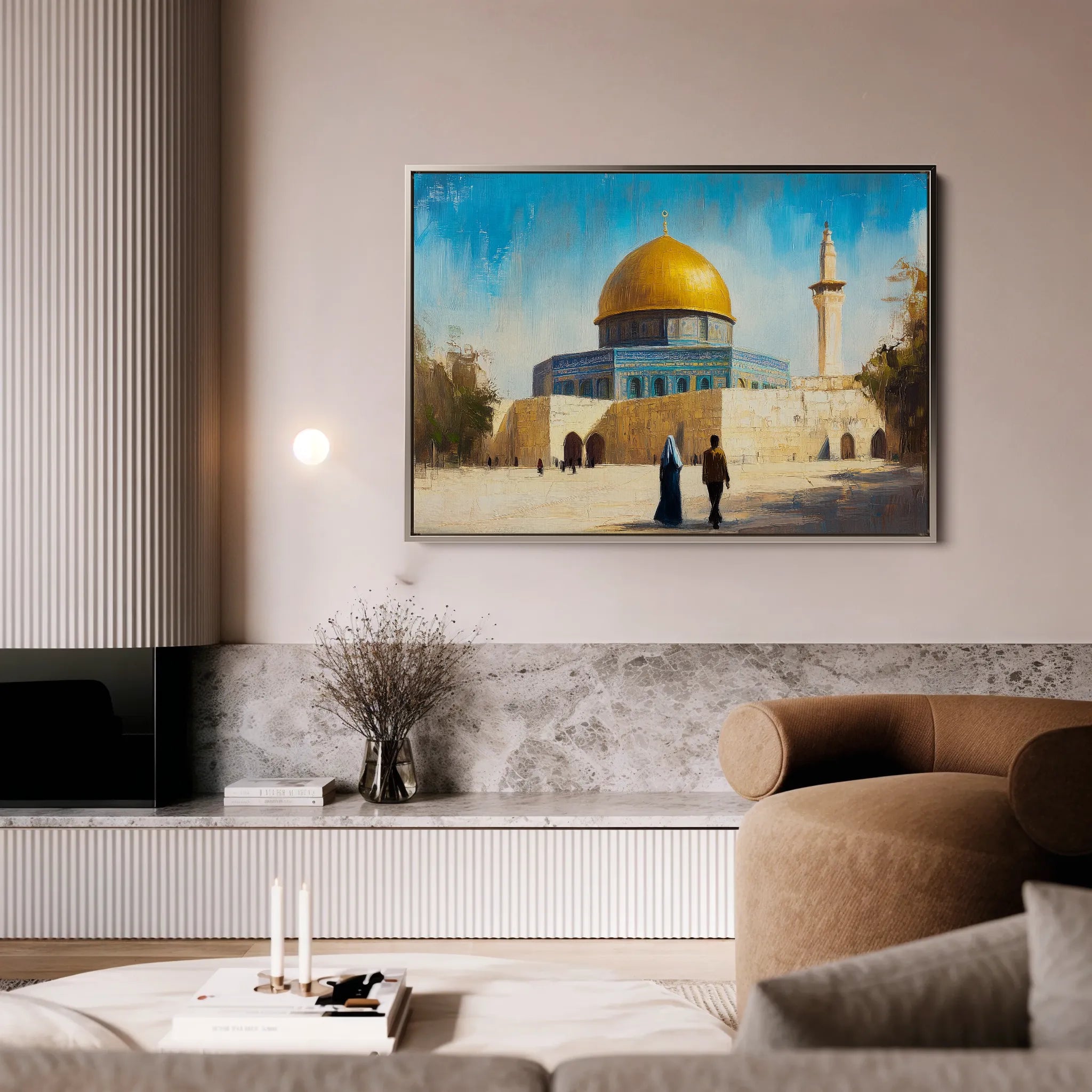 Palestine 026 Canvas Art 60 x 40 cm / Black