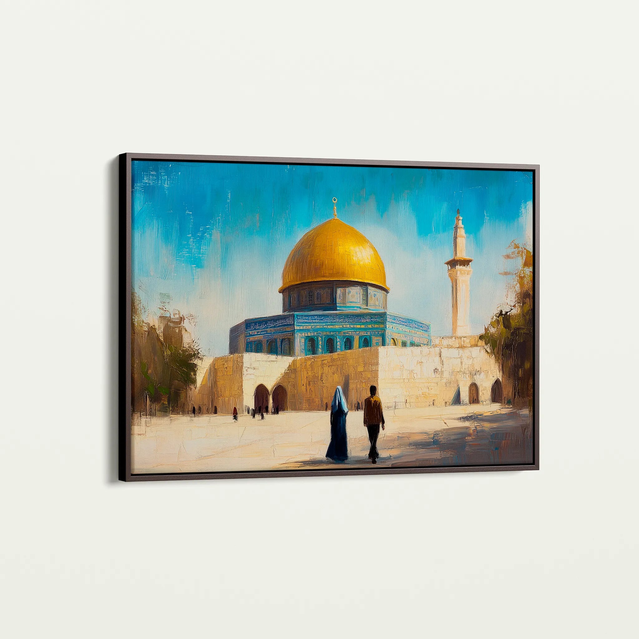Palestine 026 Canvas Art 60 x 40 cm / Black