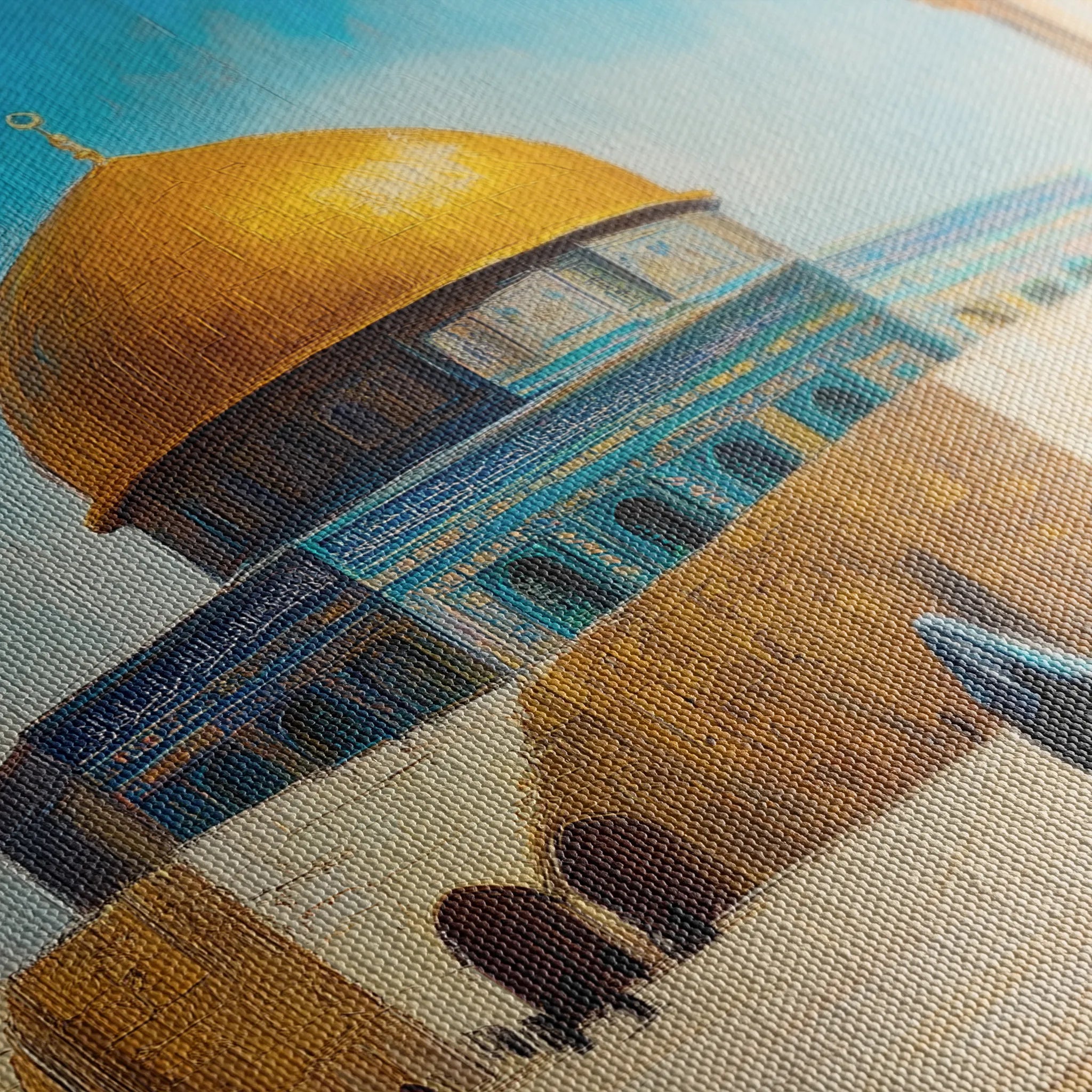 Palestine 026 Canvas Art 60 x 40 cm / Black