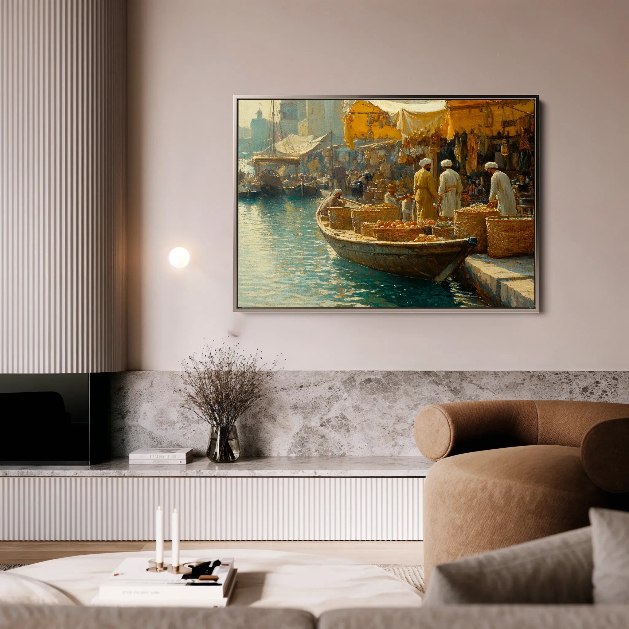 Orientalist 027 Canvas Art 60 x 40 cm / Black