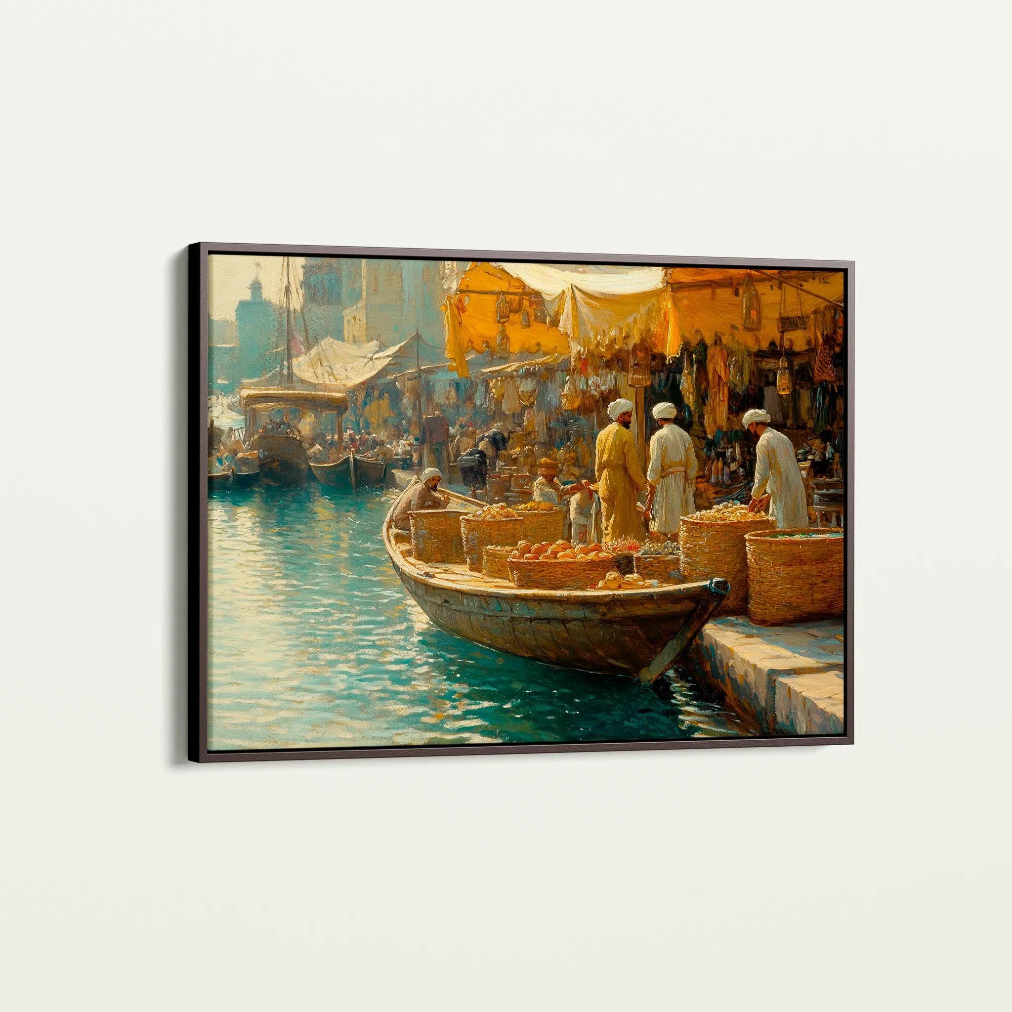 Orientalist 027 Canvas Art 60 x 40 cm / Black