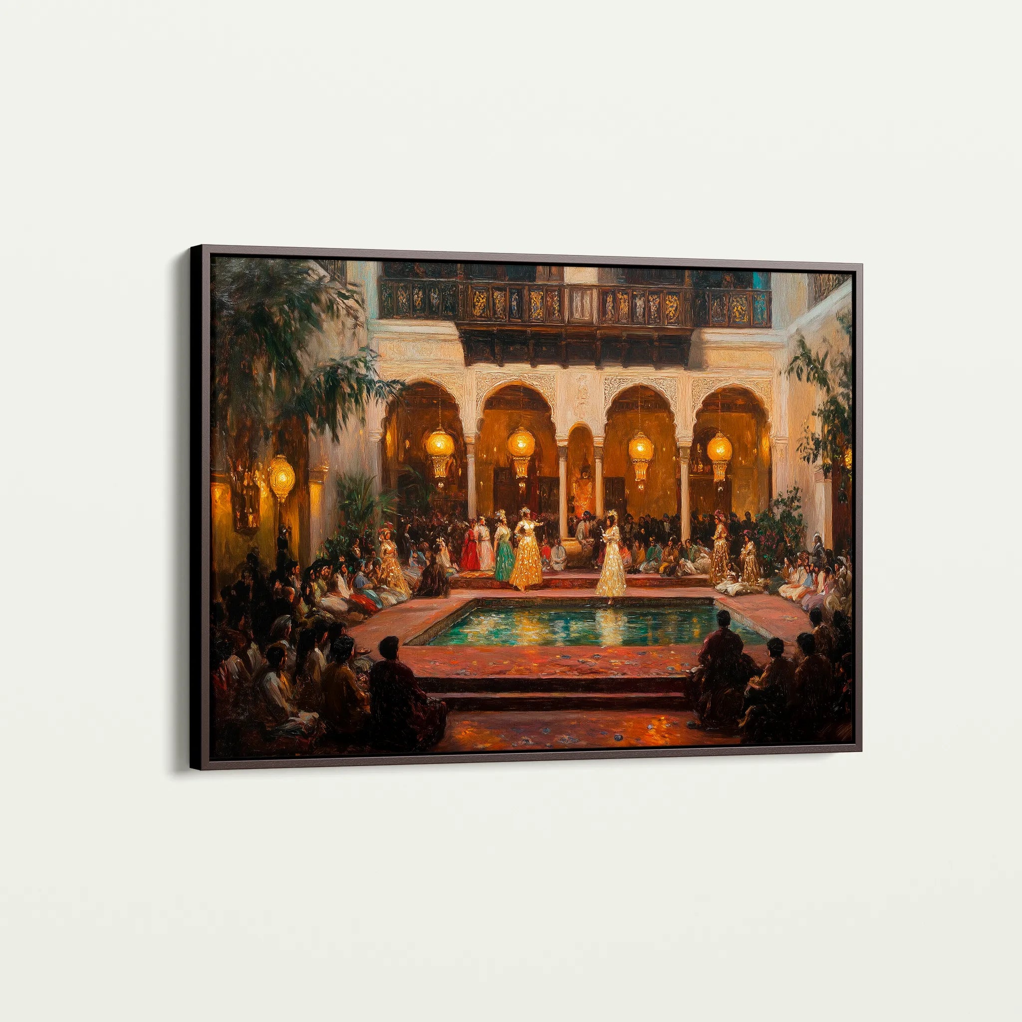 Orientalist 028 Canvas Art 60 x 40 cm / Black