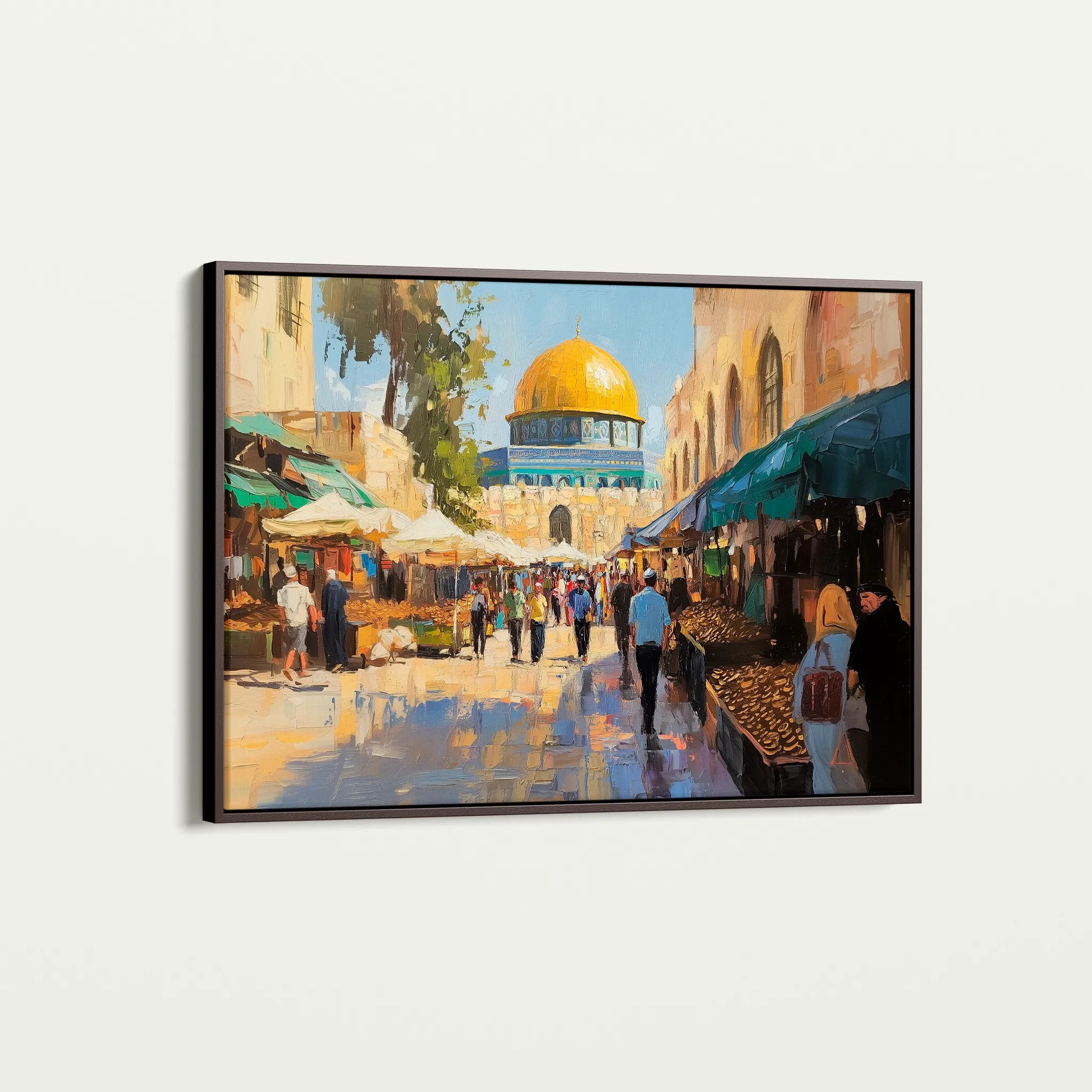 Palestine 028 Canvas Art 60 x 40 cm / Black