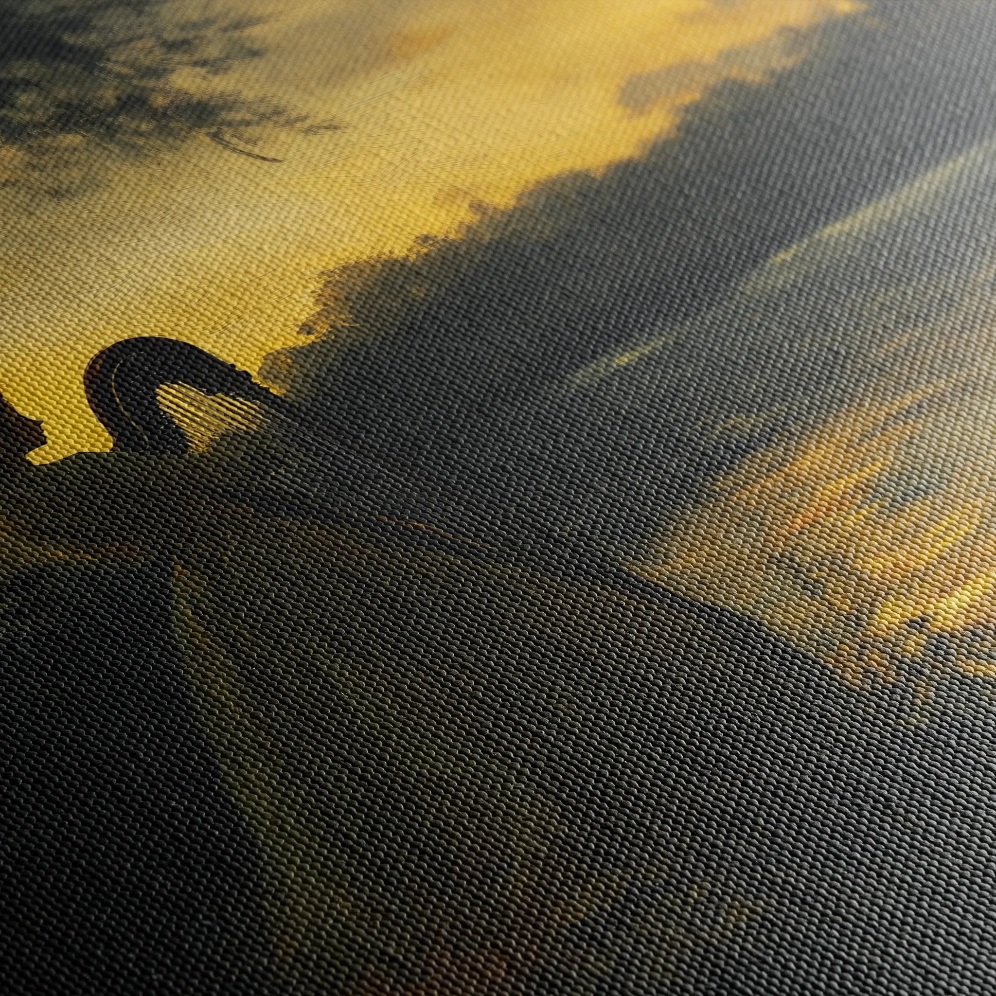 Classic 029 Canvas Art 60 x 40 cm / Black