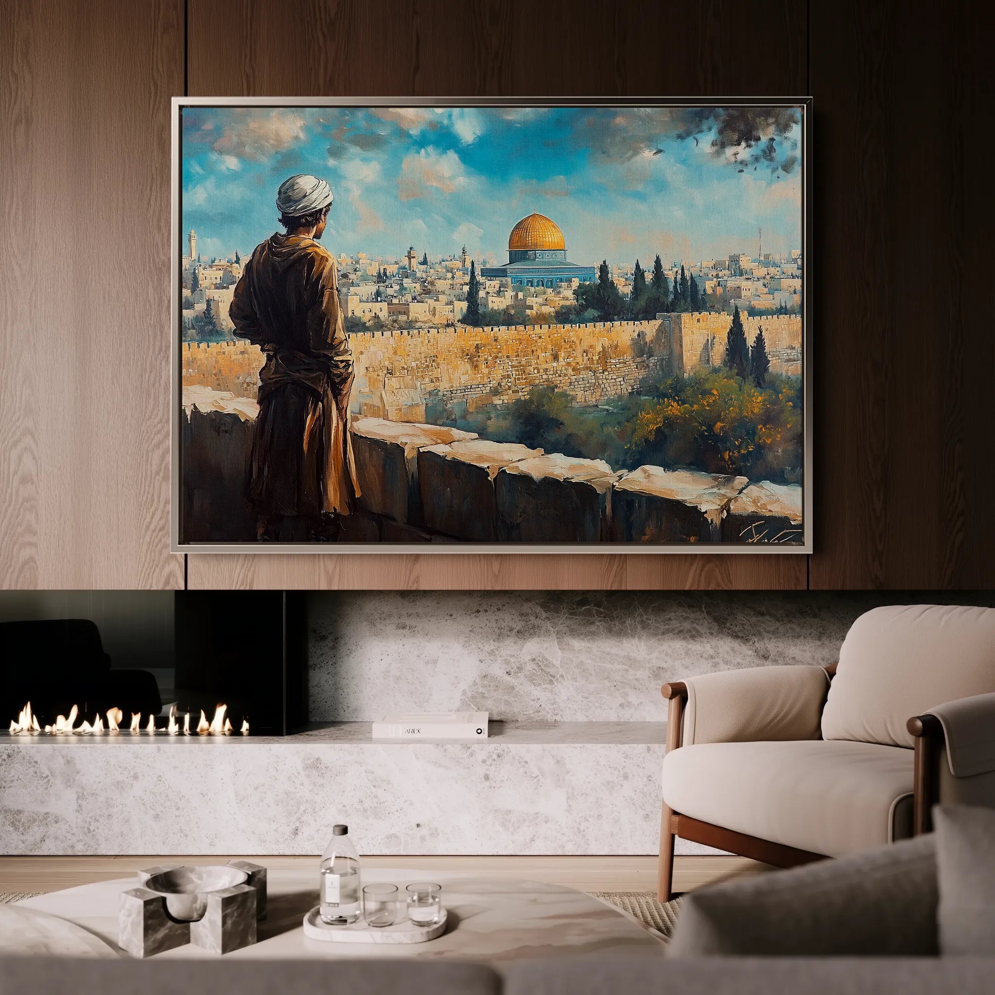 Palestine 029 Canvas Art 60 x 40 cm / Black
