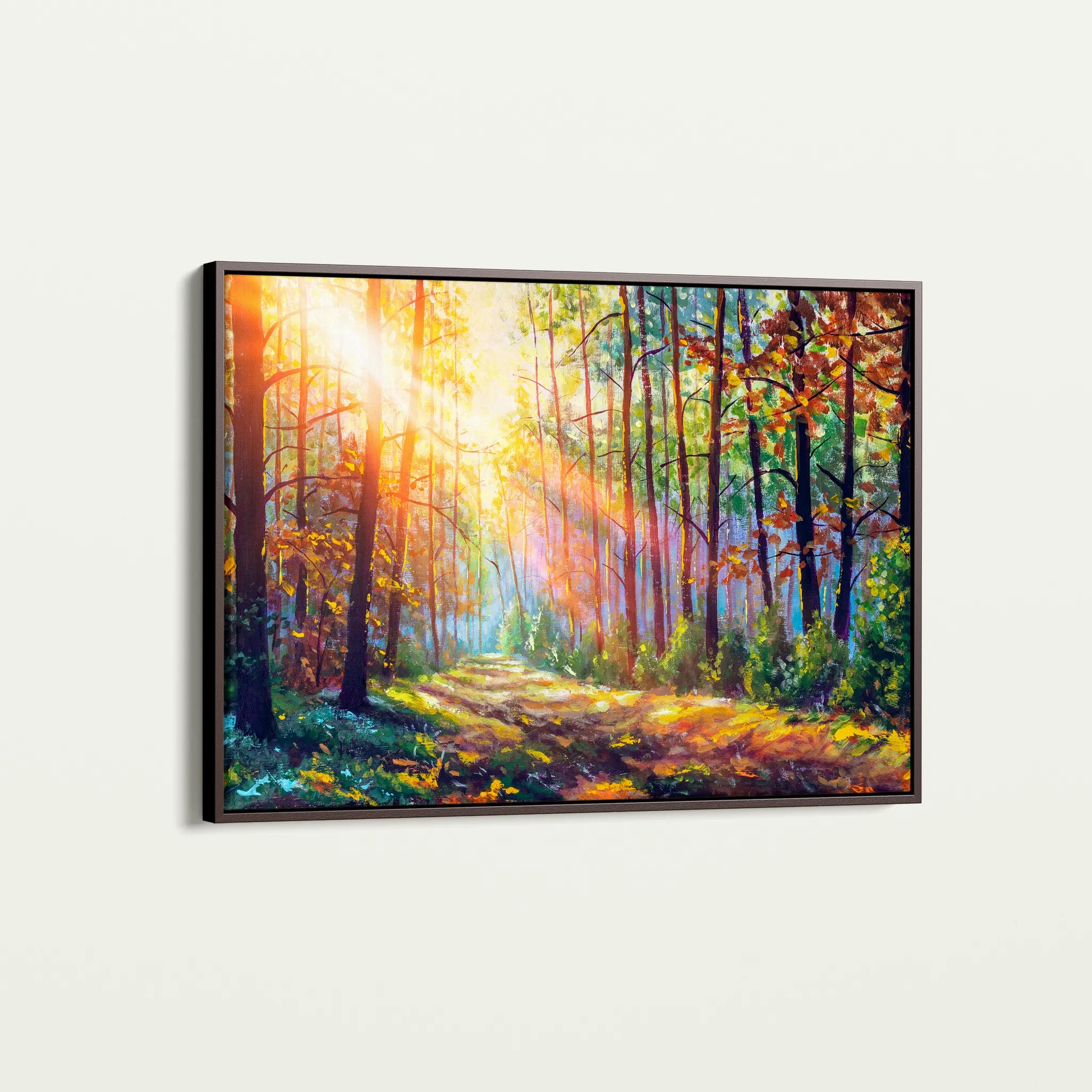 Landscape 030 Canvas Art 60 x 40 cm / Black