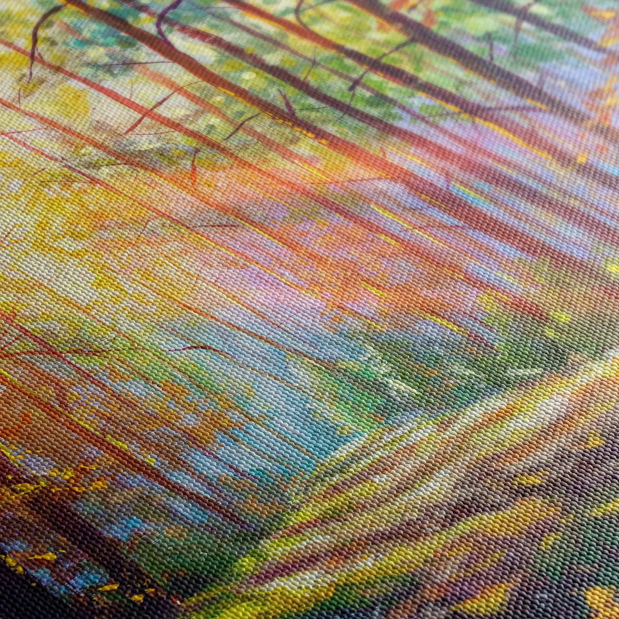 Landscape 030 Canvas Art 60 x 40 cm / Black