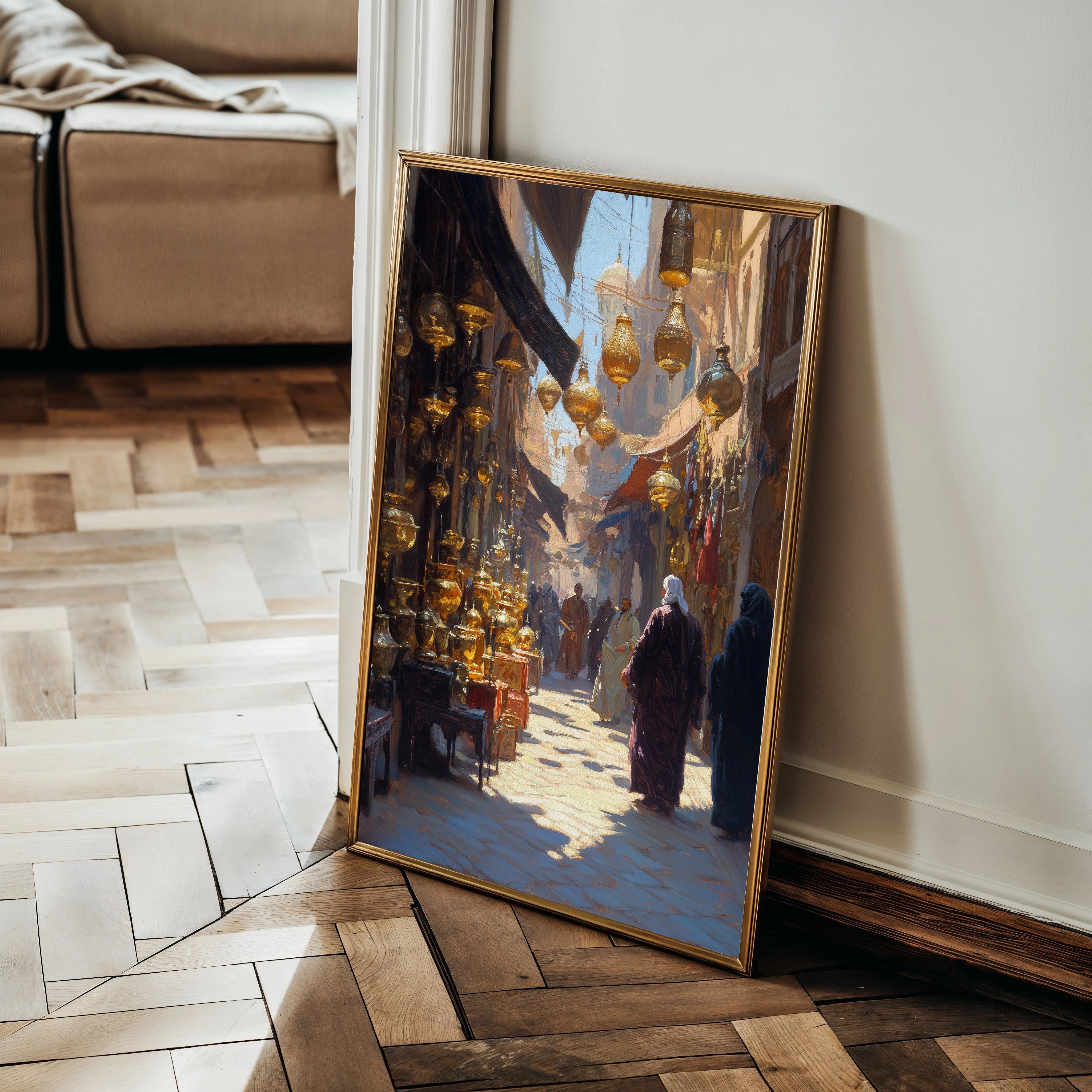 Orientalist 030 Canvas Art 60 x 40 cm / Black