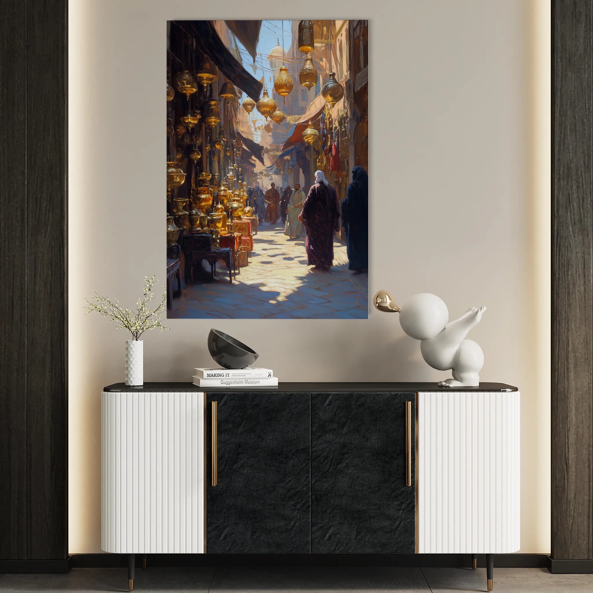 Orientalist 030 Canvas Art 60 x 40 cm / Black