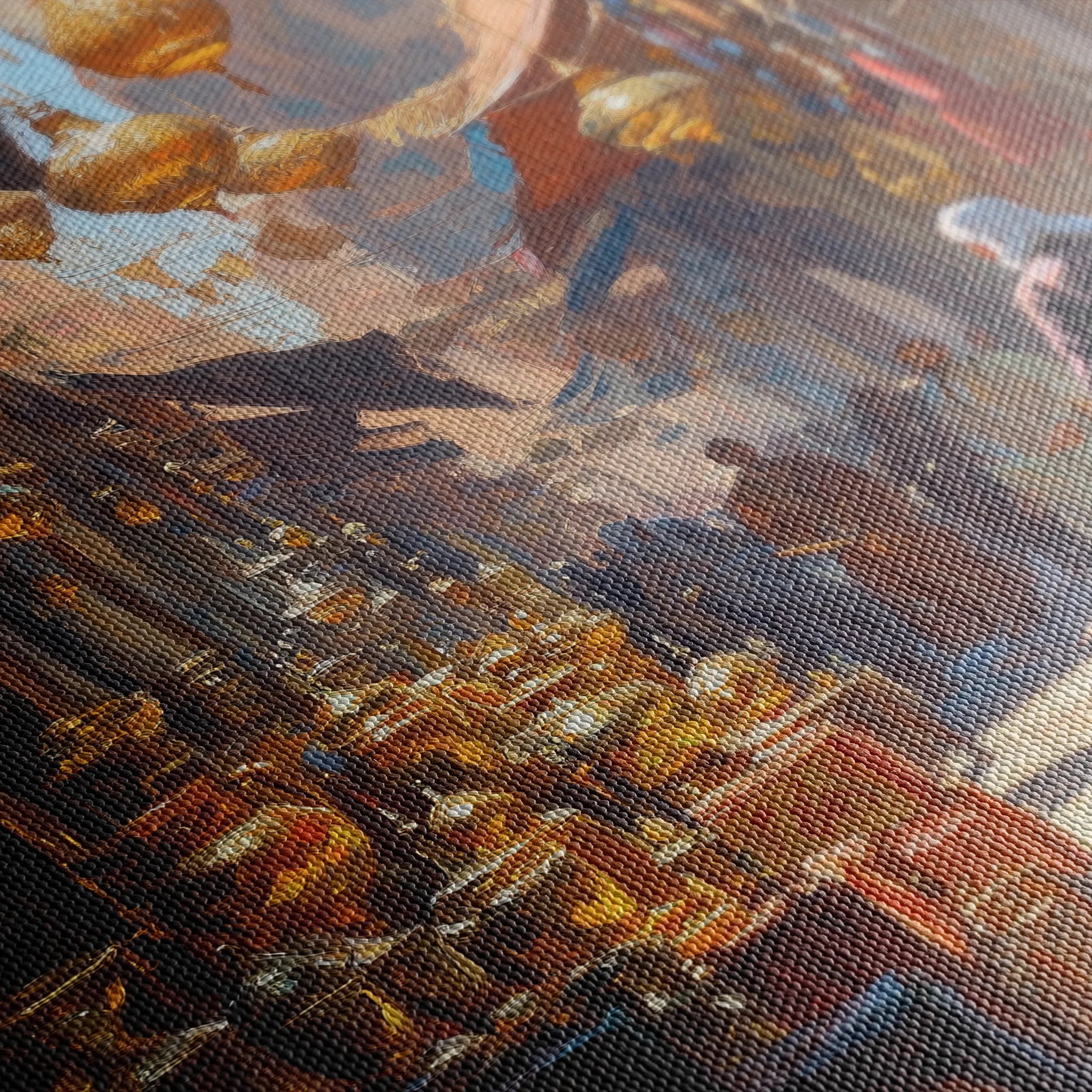 Orientalist 030 Canvas Art 60 x 40 cm / Black