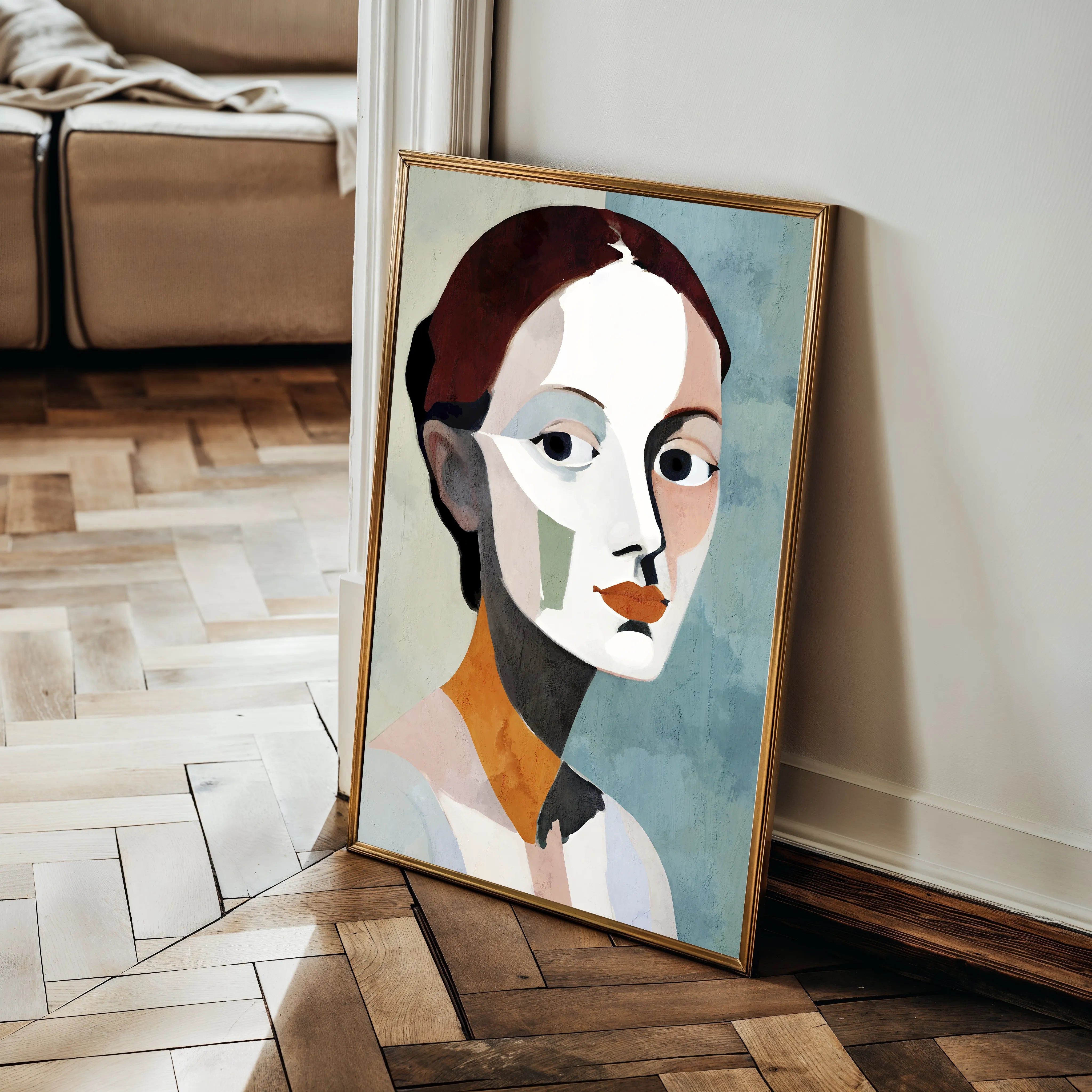 Portrait 030 Canvas Art 60 x 40 cm / Black