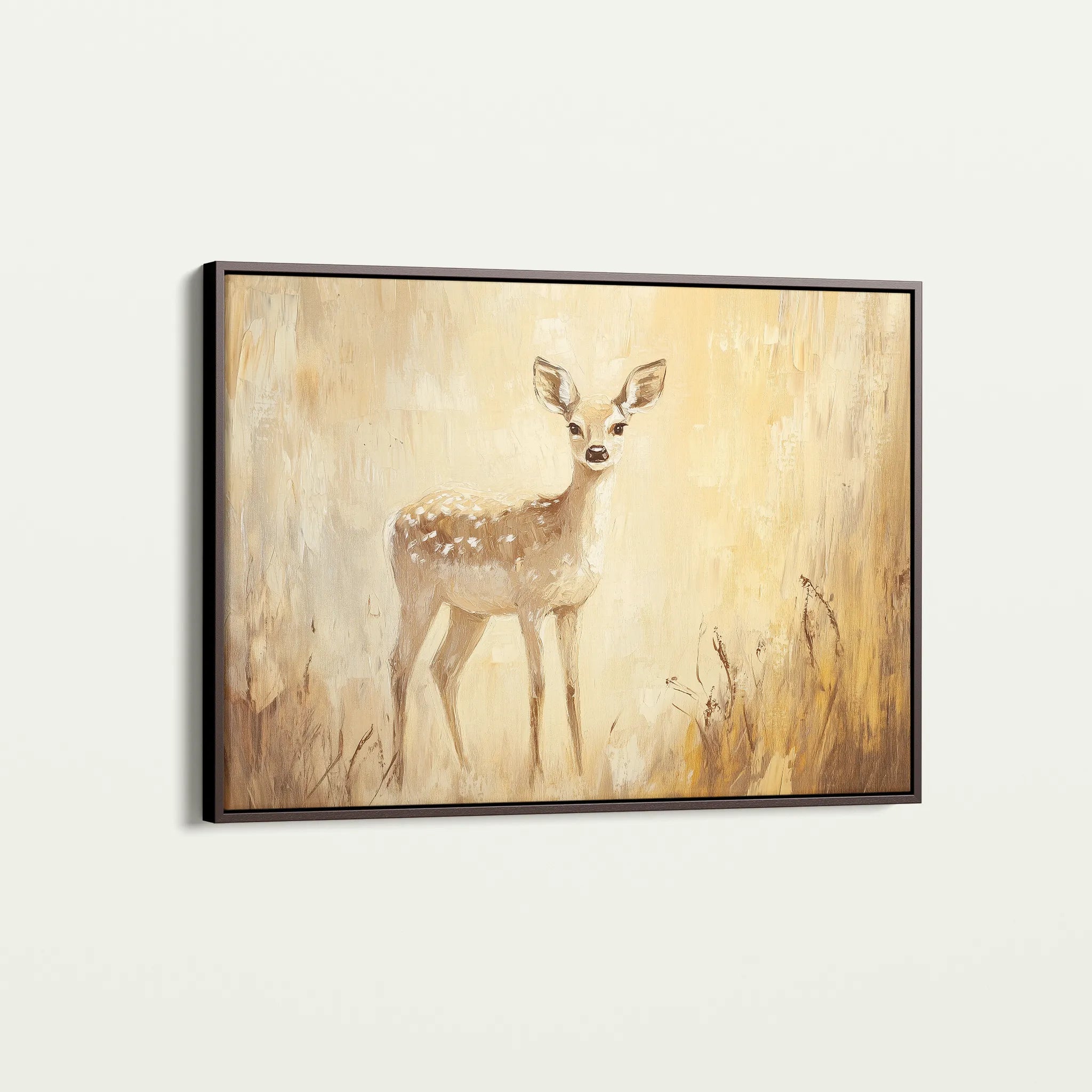 Animals 031 Canvas Art 60 x 40 cm / Black