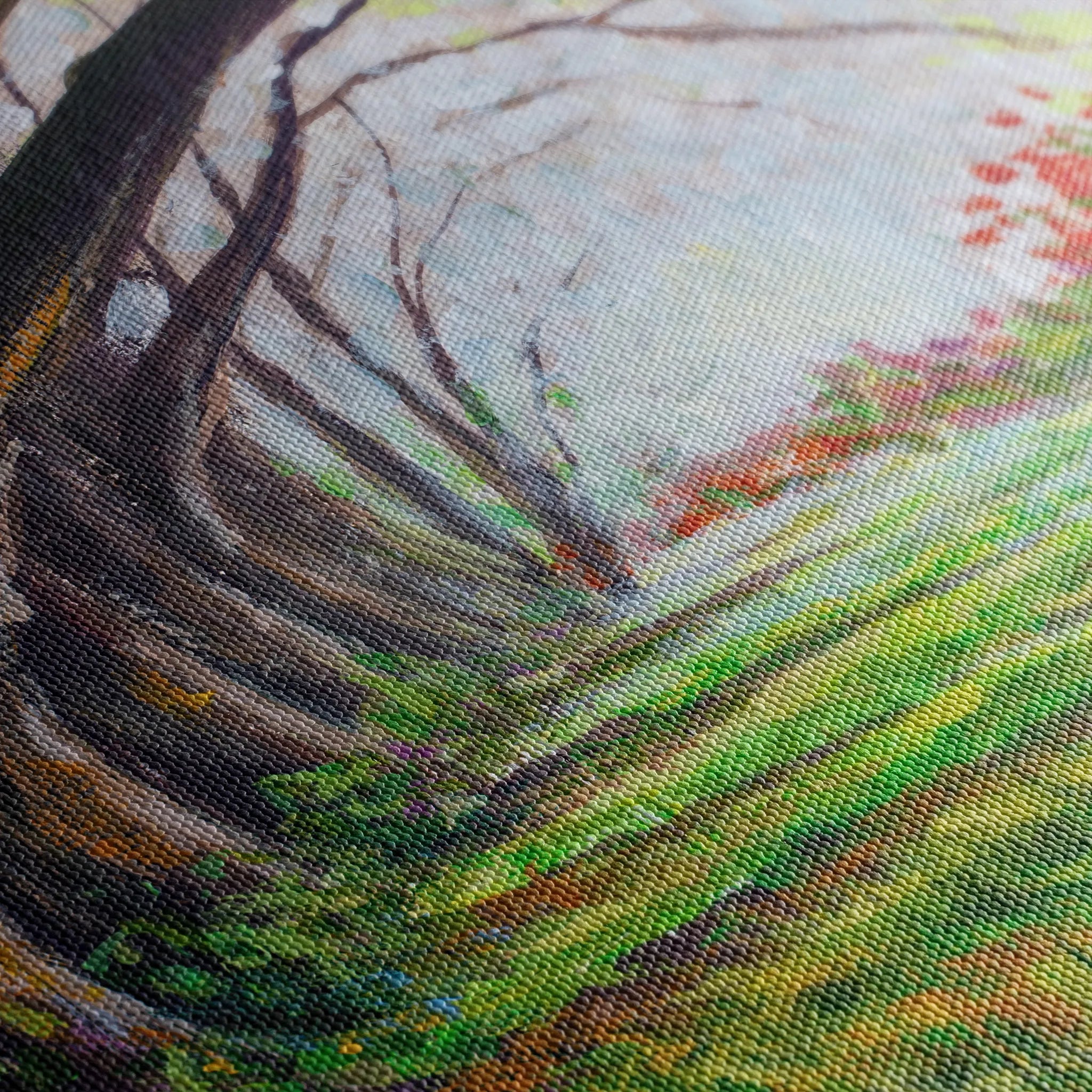 Landscape 031 Canvas Art 60 x 40 cm / Black