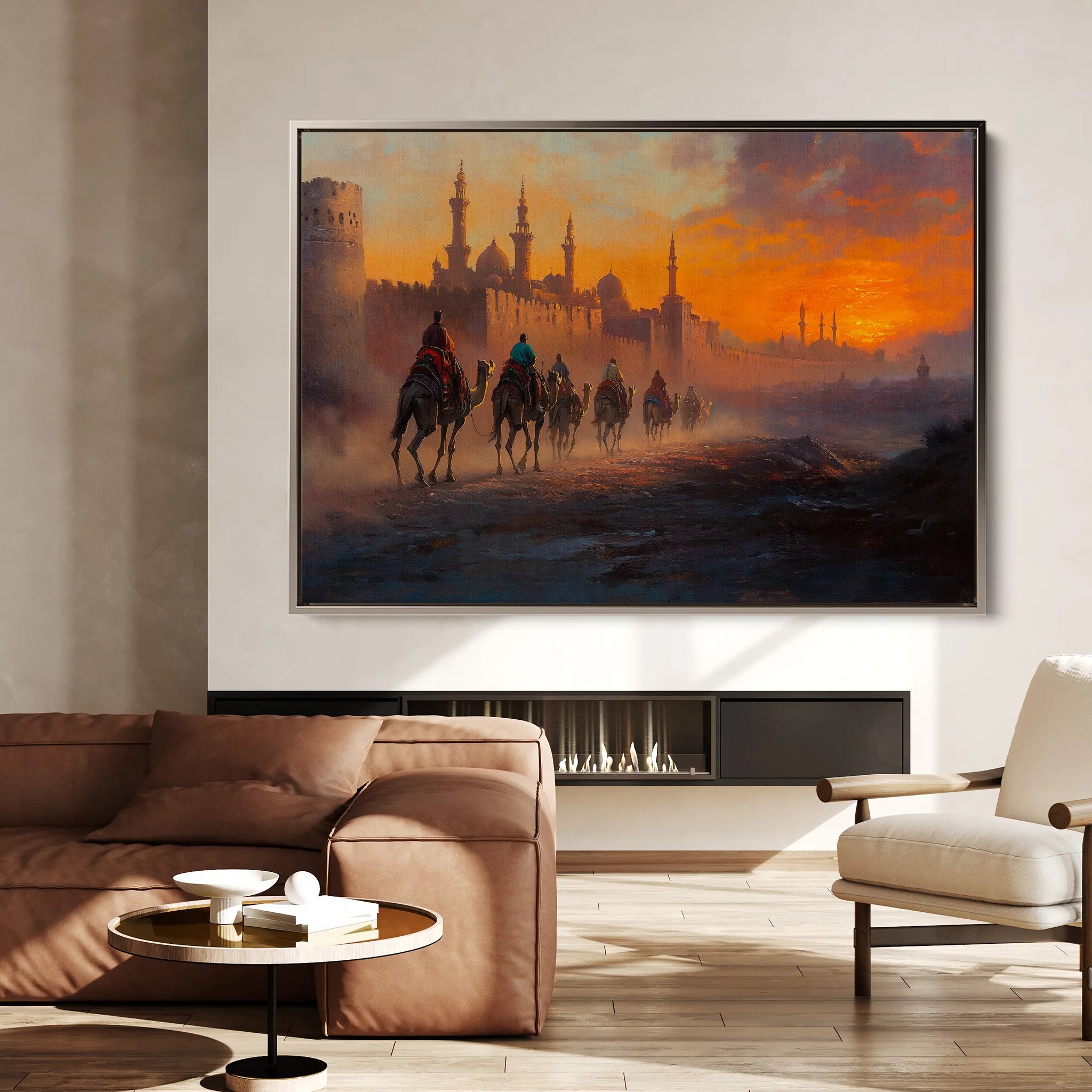 Orientalist 031 Canvas Art 60 x 40 cm / Black
