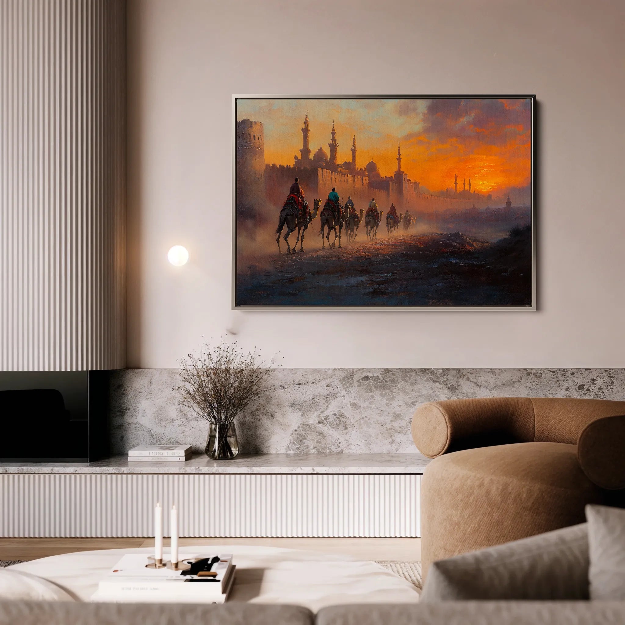 Orientalist 031 Canvas Art 60 x 40 cm / Black